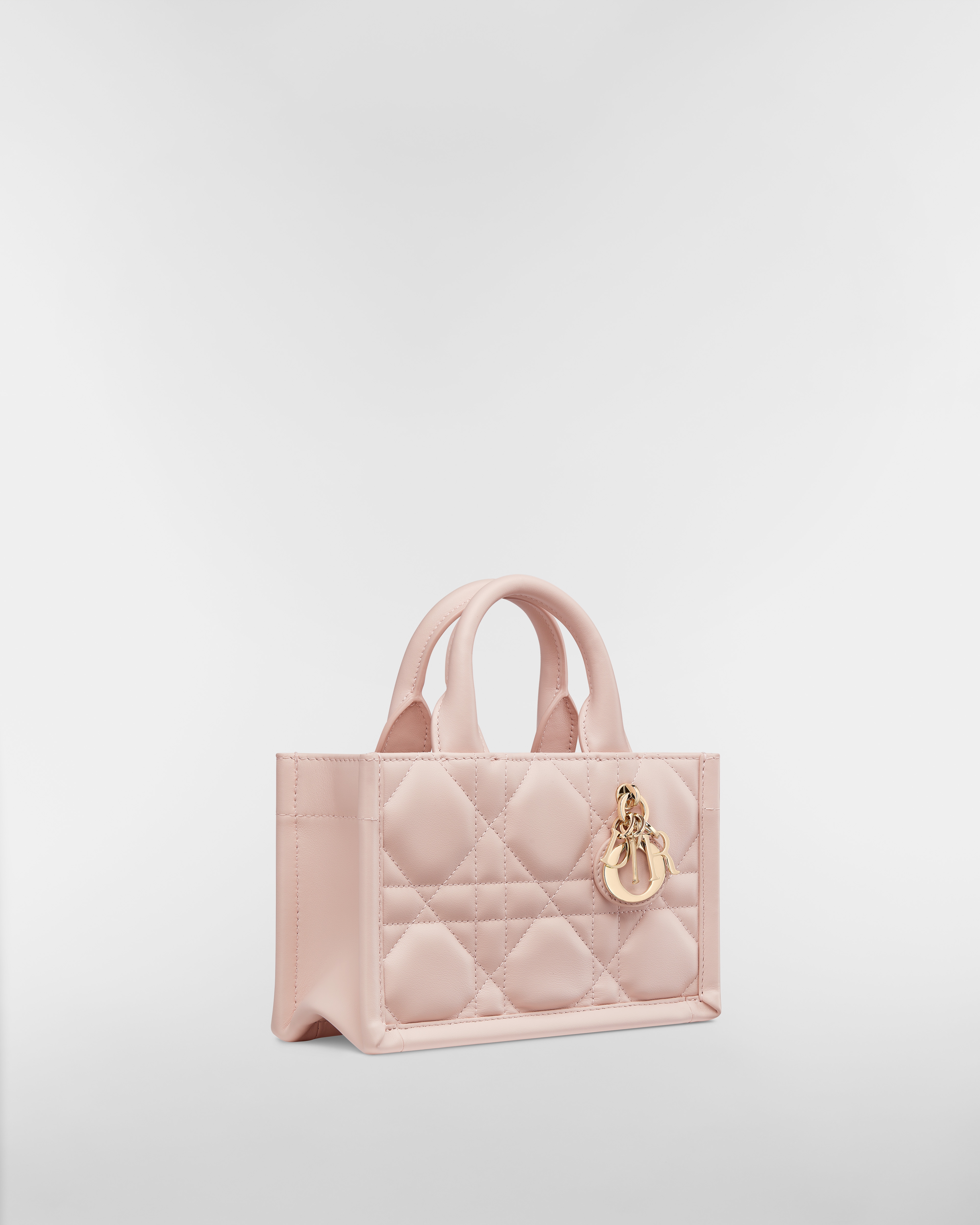 Dior Book Tote 미니 백 파우더 핑크 매크로까나쥬 송아지 가죽 (21.5 x 13 x 7.5cm) E03