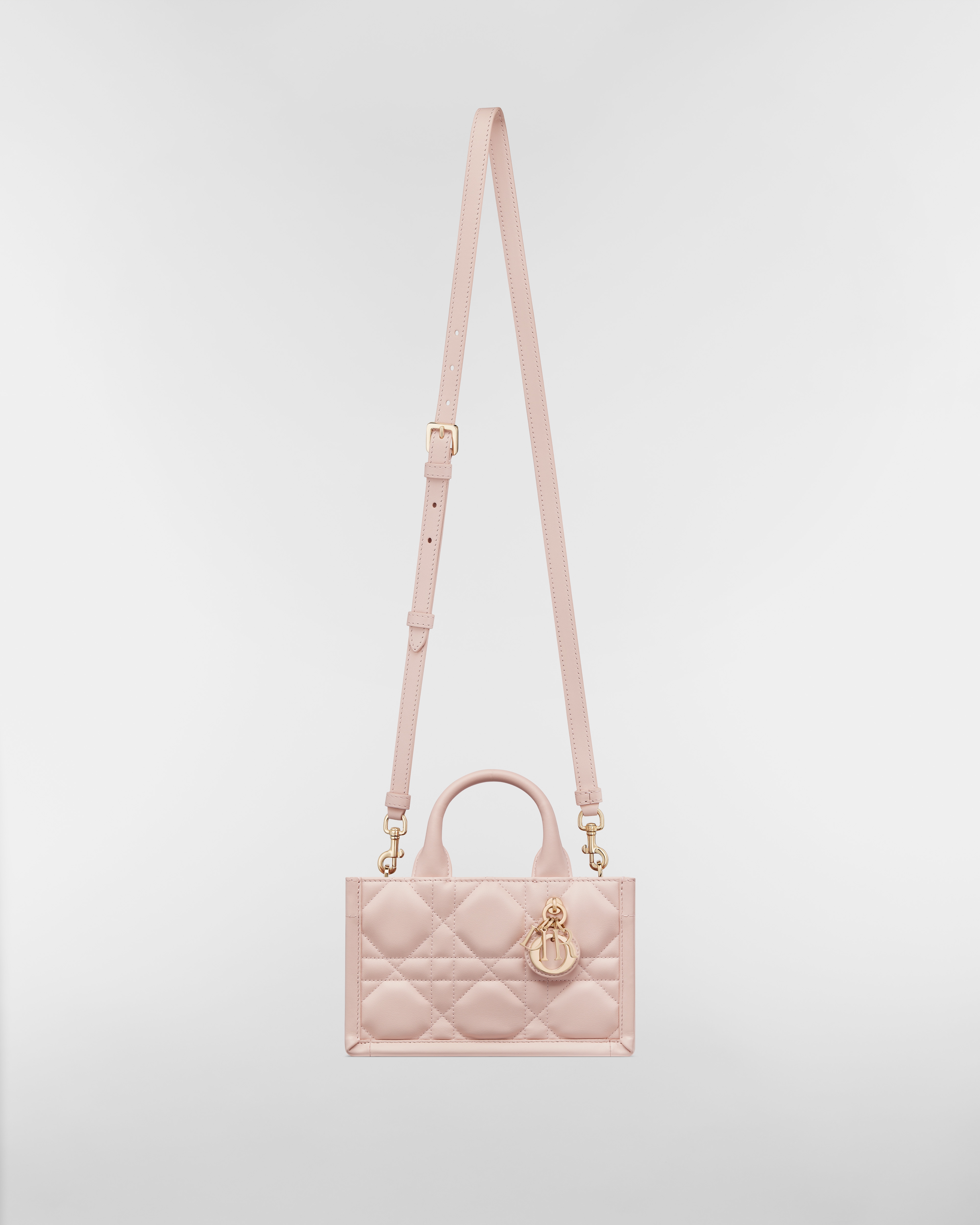 Dior Book Tote 미니 백 파우더 핑크 매크로까나쥬 송아지 가죽 (21.5 x 13 x 7.5cm) E07