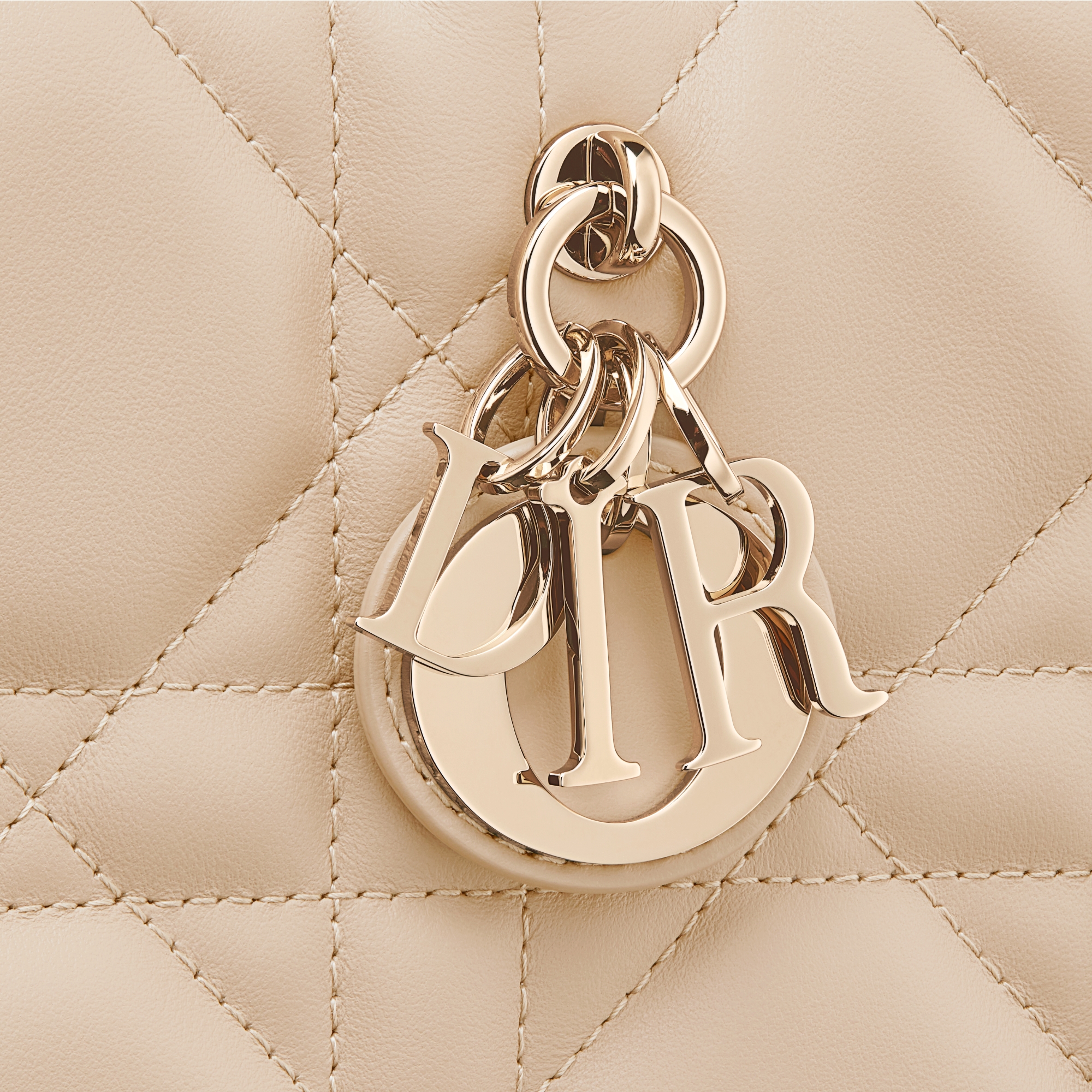 Dior ベージュ ロゴプリント トロッター ミニスカート 36 Dior ベージュ ロゴプリント トロッター ミニスカート 36