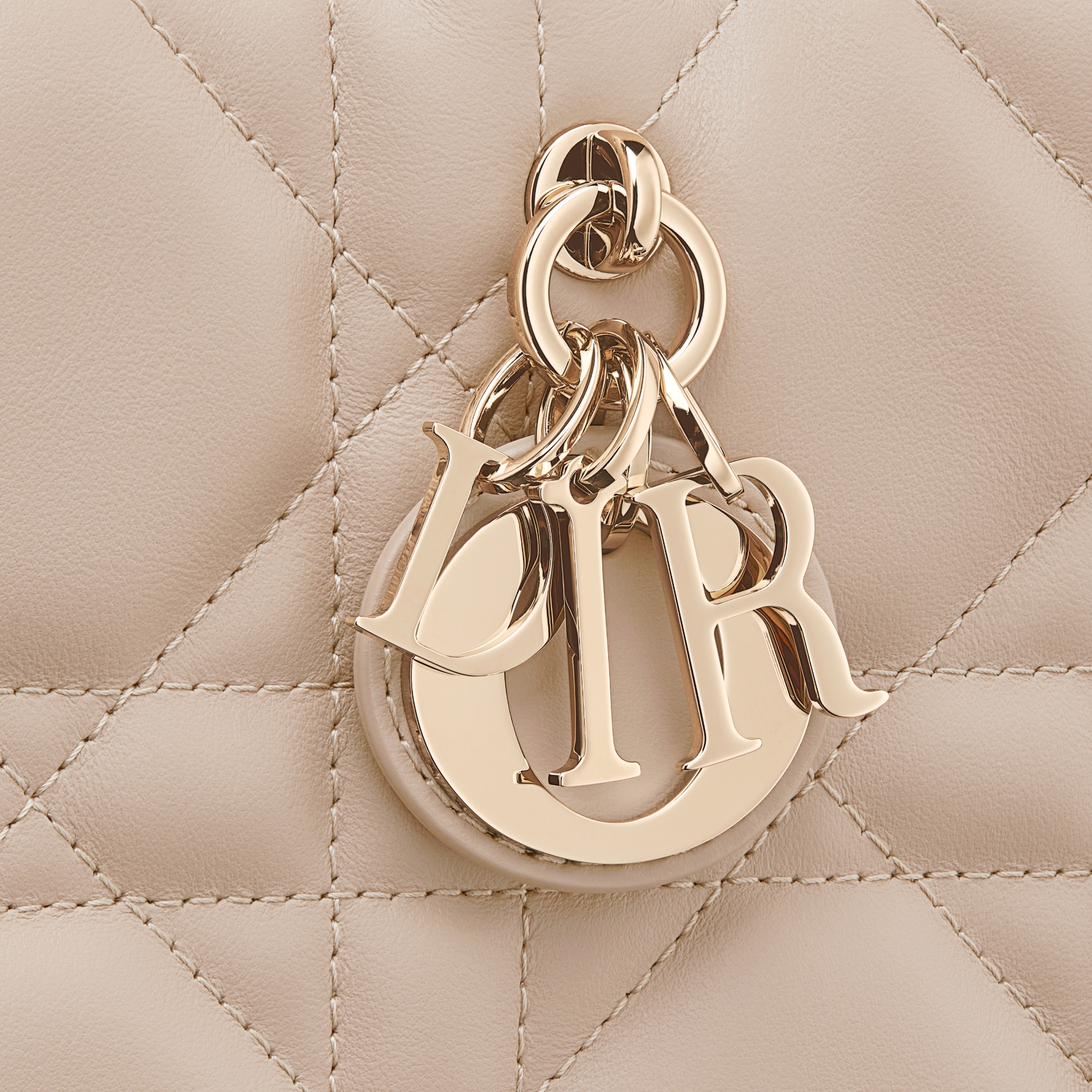 Mini Dior Book Tote Powder Beige Macrocannage Calfskin (21.5 x 13 x 7.5 cm) E09