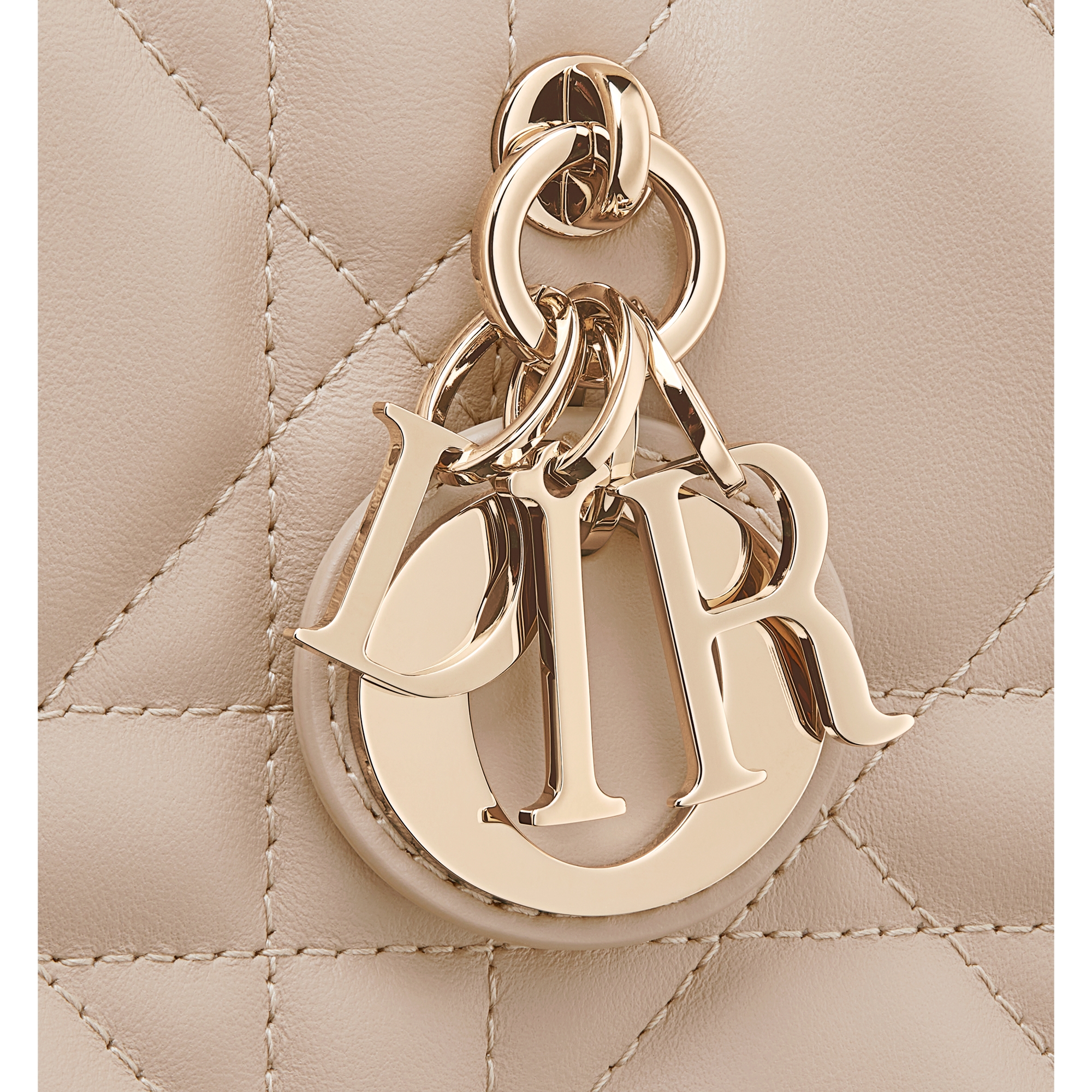 Mini Dior Book Tote Powder Beige Macrocannage Calfskin (21.5 x 13 x 7.5 cm) E09