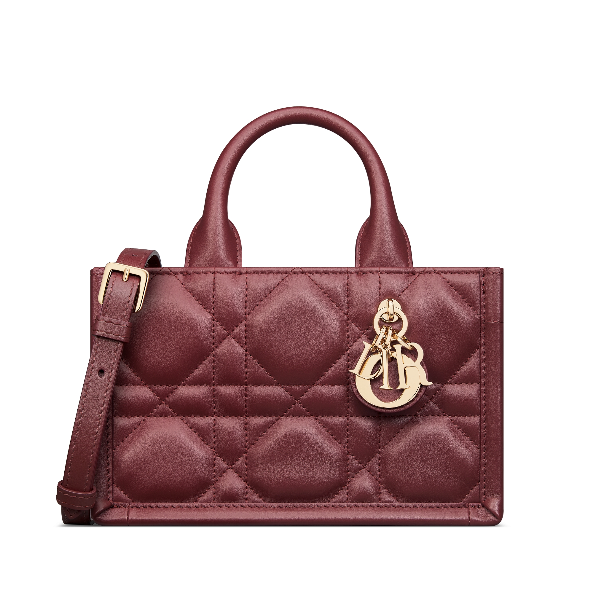 Mini Dior Book Tote Latte Macrocannage Calfskin (21.5 x 13 x 7.5