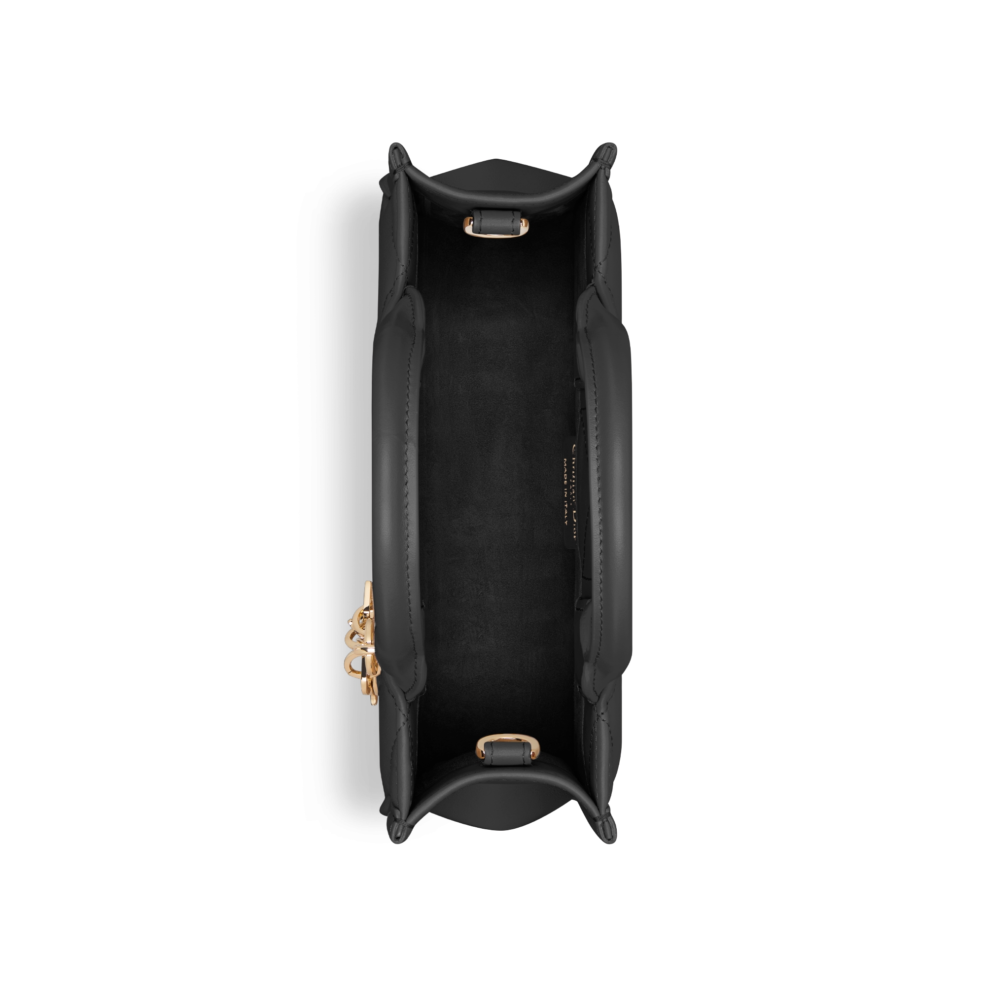 Mini Dior Book Tote Black Macrocannage Calfskin (21.5 x 13 x 7.5 cm) E06