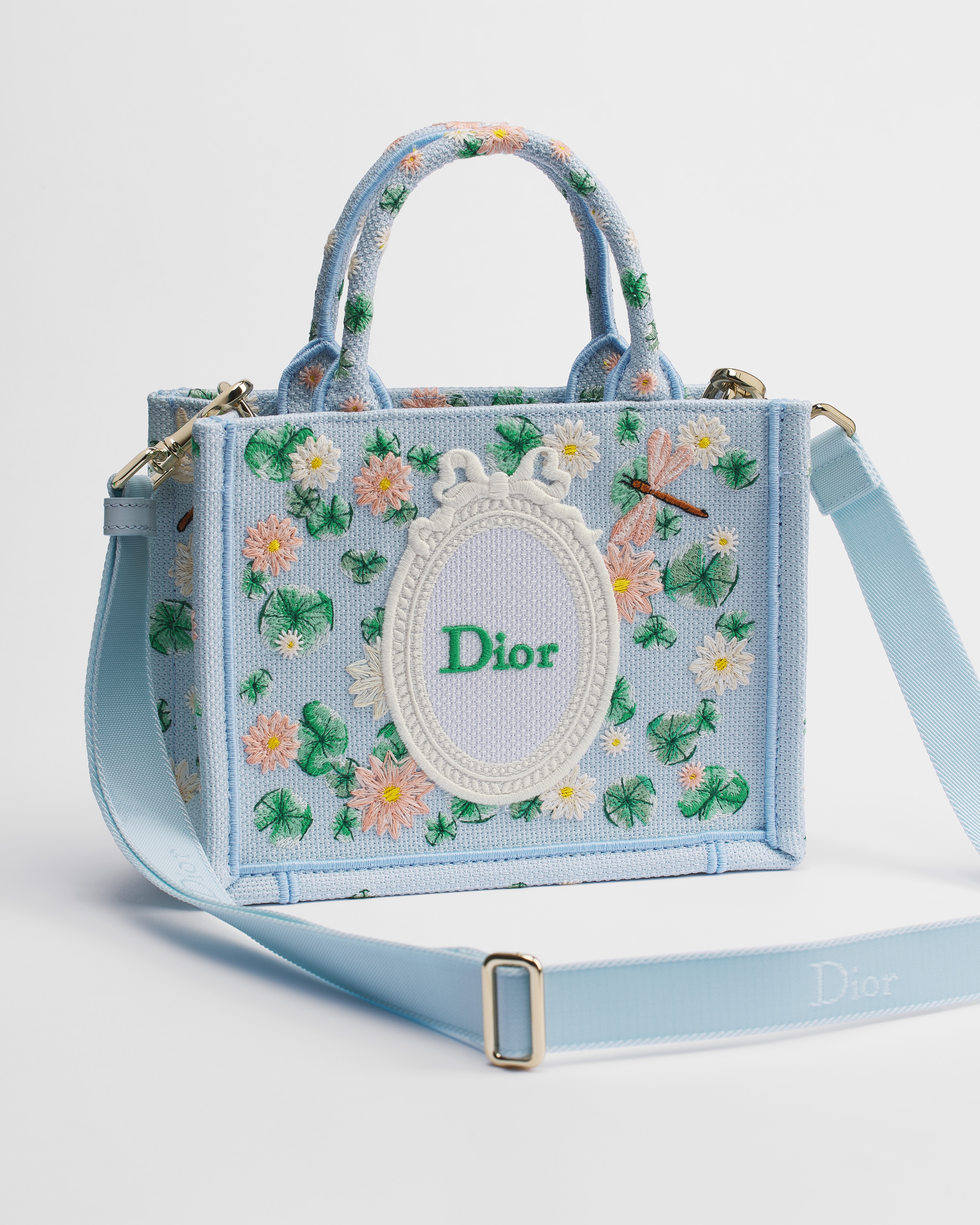 Mini Dior Book Tote with Strap