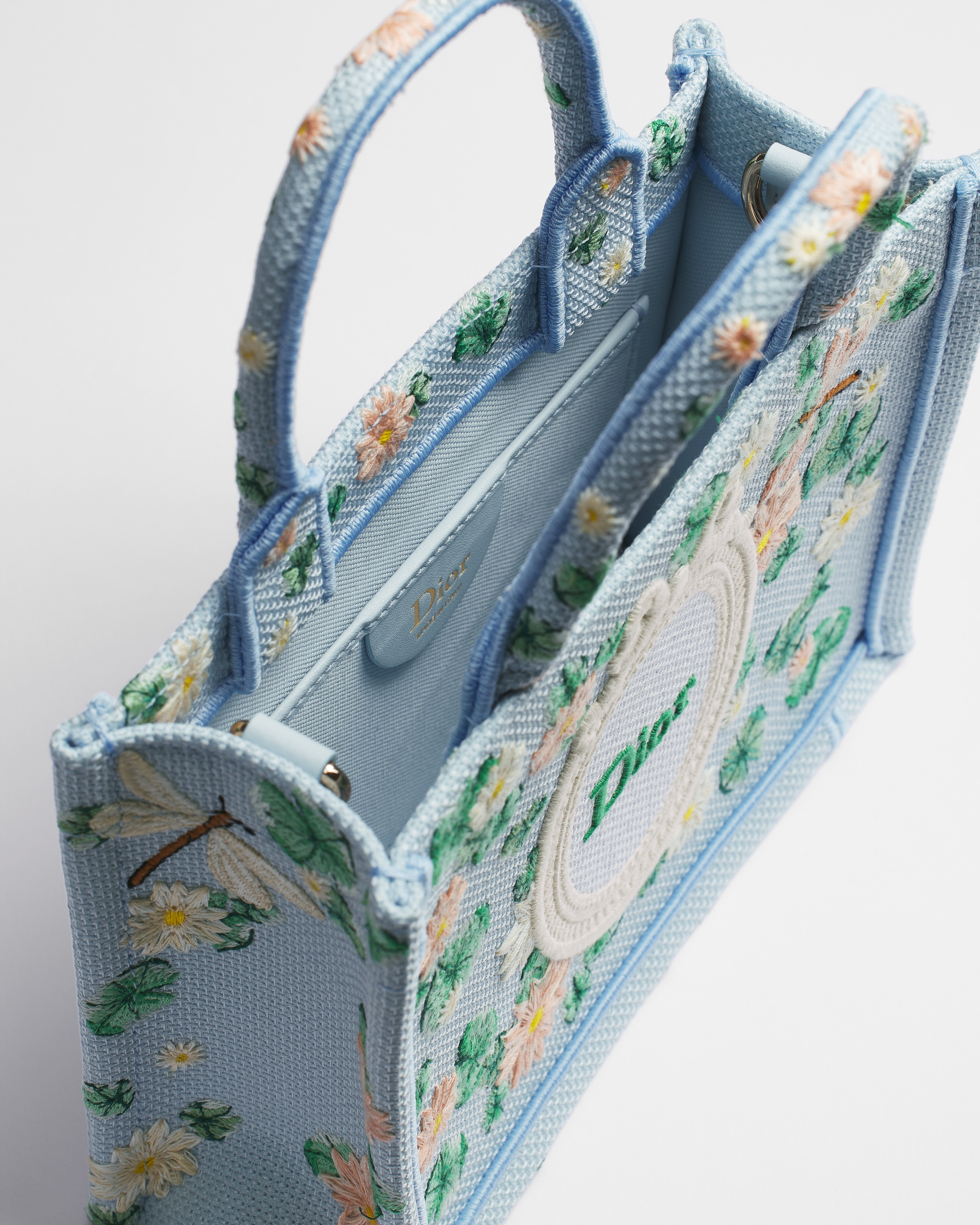 Mini Dior Book Tote with Strap