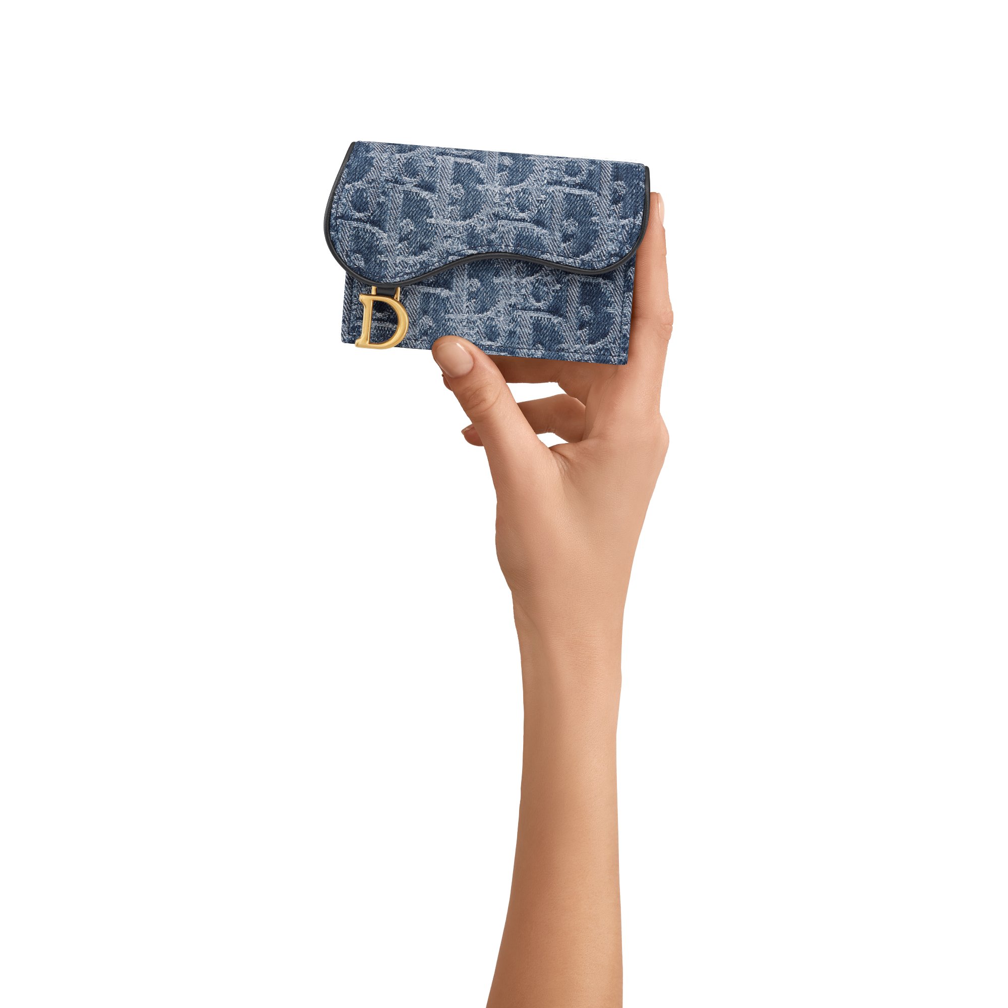 Saddle Bloom Denim Dior Oblique DIOR
