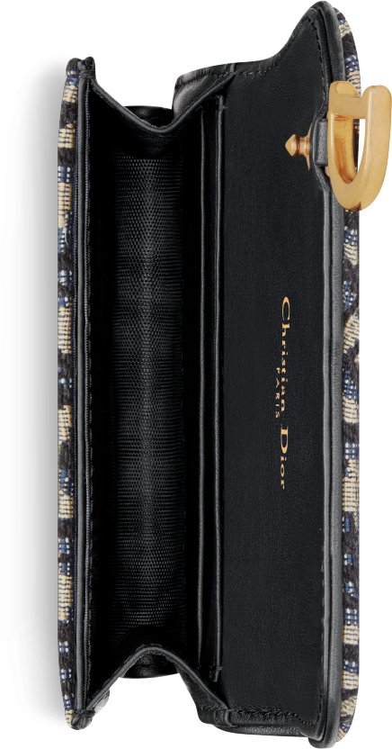 Saddle Bloom Card Holder Top shot view