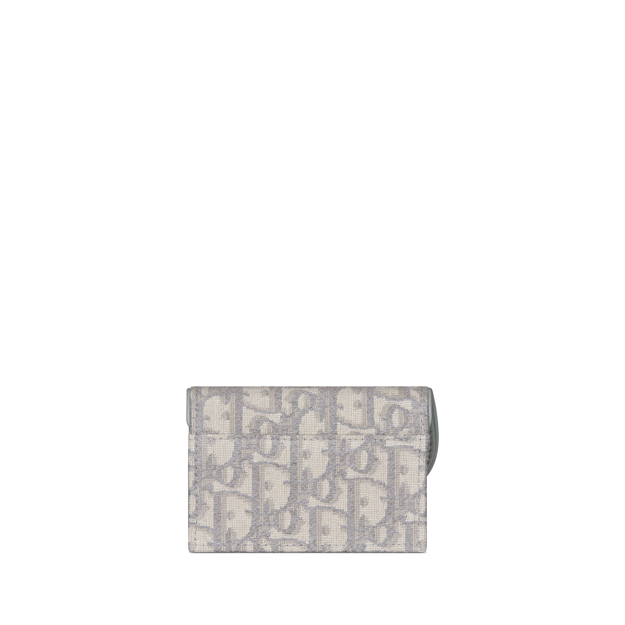 Saddle Bloom-kaarthouder Grijze Dior Oblique-jacquard E08