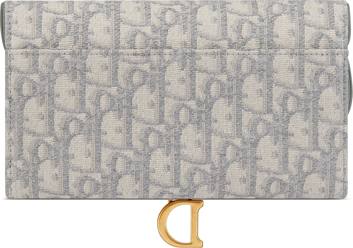 Dior saddle wallet on chain price hot sale