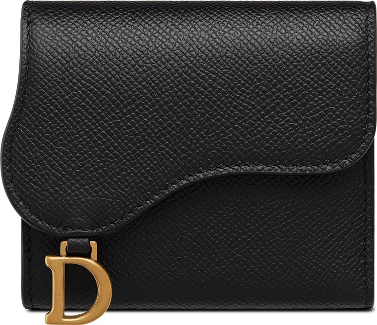 Saddle Lotus Wallet Front view Front view
