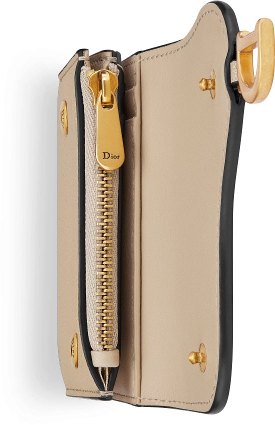 디올 새들 로터스 지갑 S5652CCEH_M116