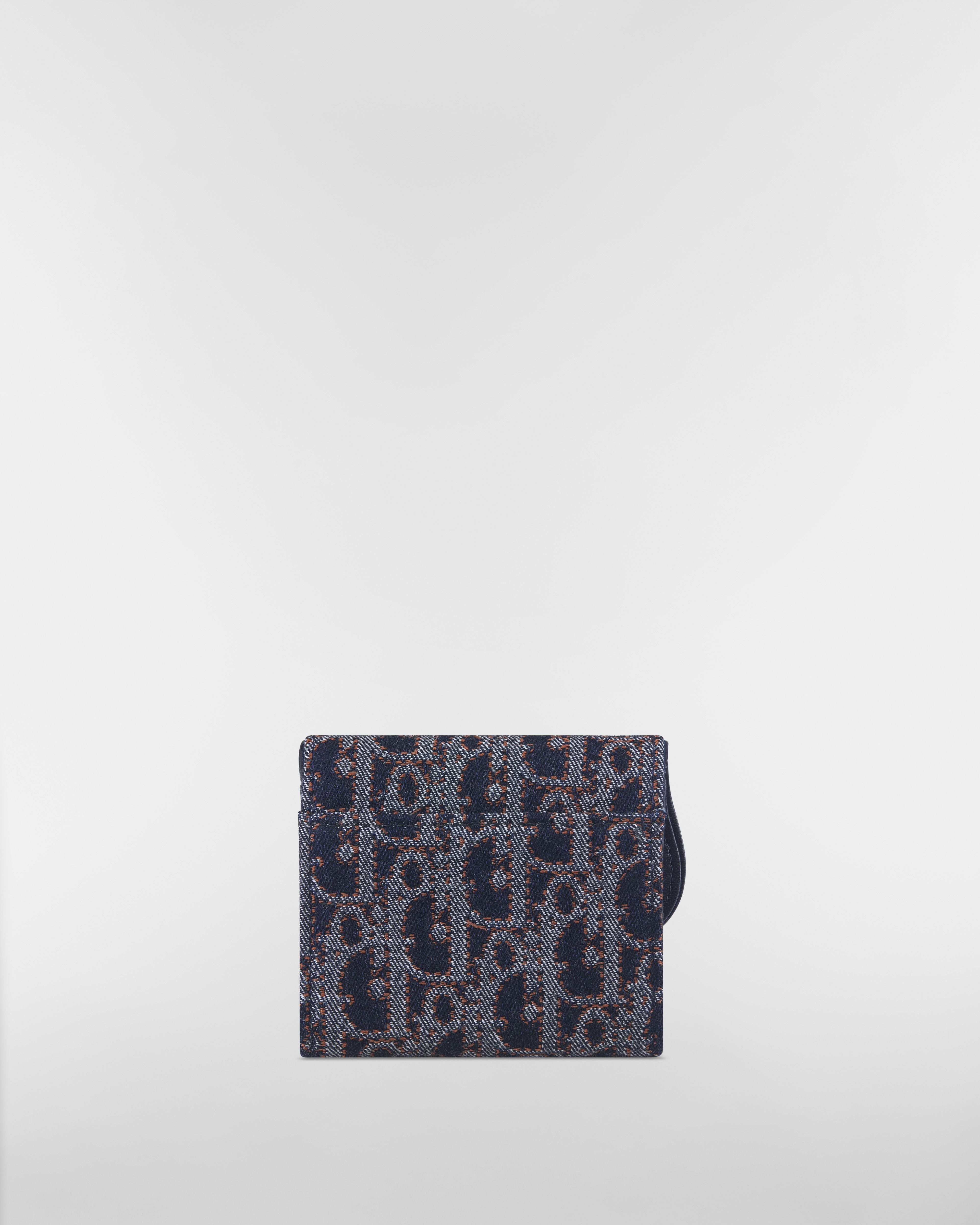 Saddle Lotus ウォレット ディオール オブリーク デニム E08