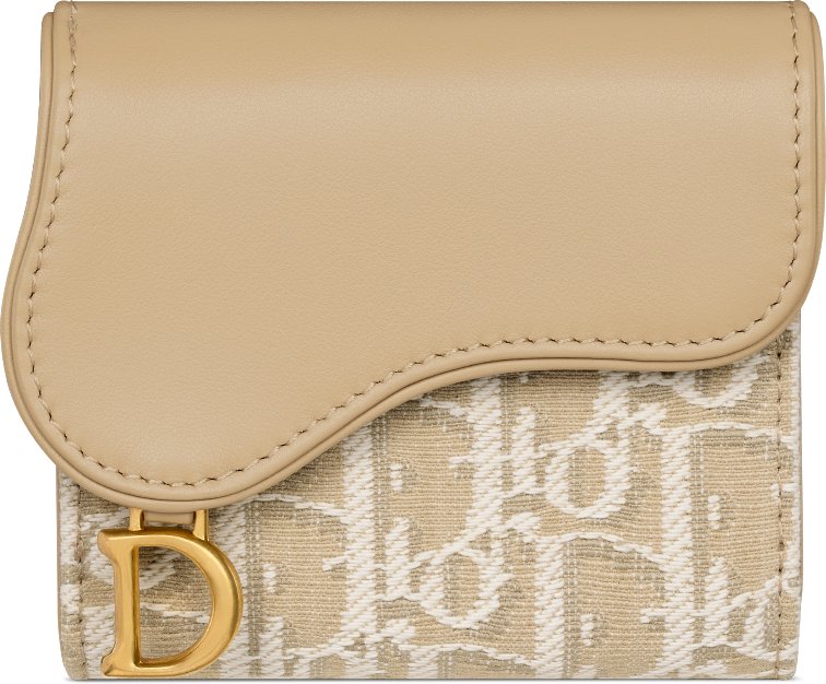 DIOR | Saddle Lotus ウォレット ディオール オブリーク ジャカード & スムースカーフスキン