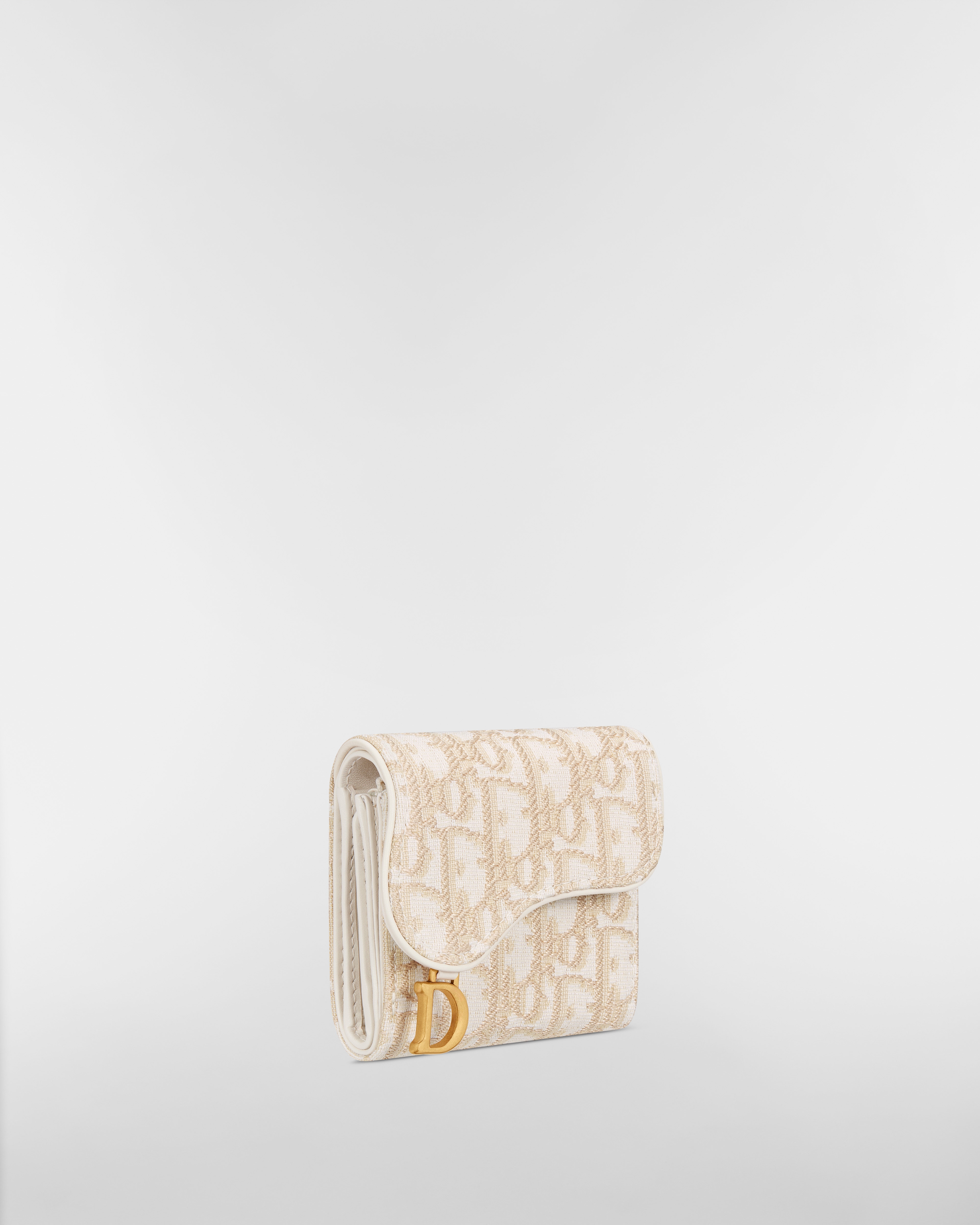 Saddle Lotus ウォレット ディオール オブリーク ジャカード E03