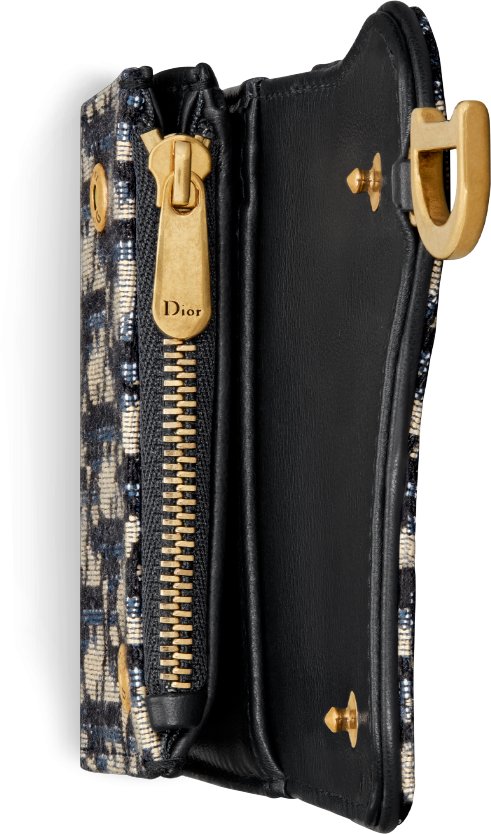 DIOR | Saddle Lotus ウォレット ディオール オブリーク ジャカード