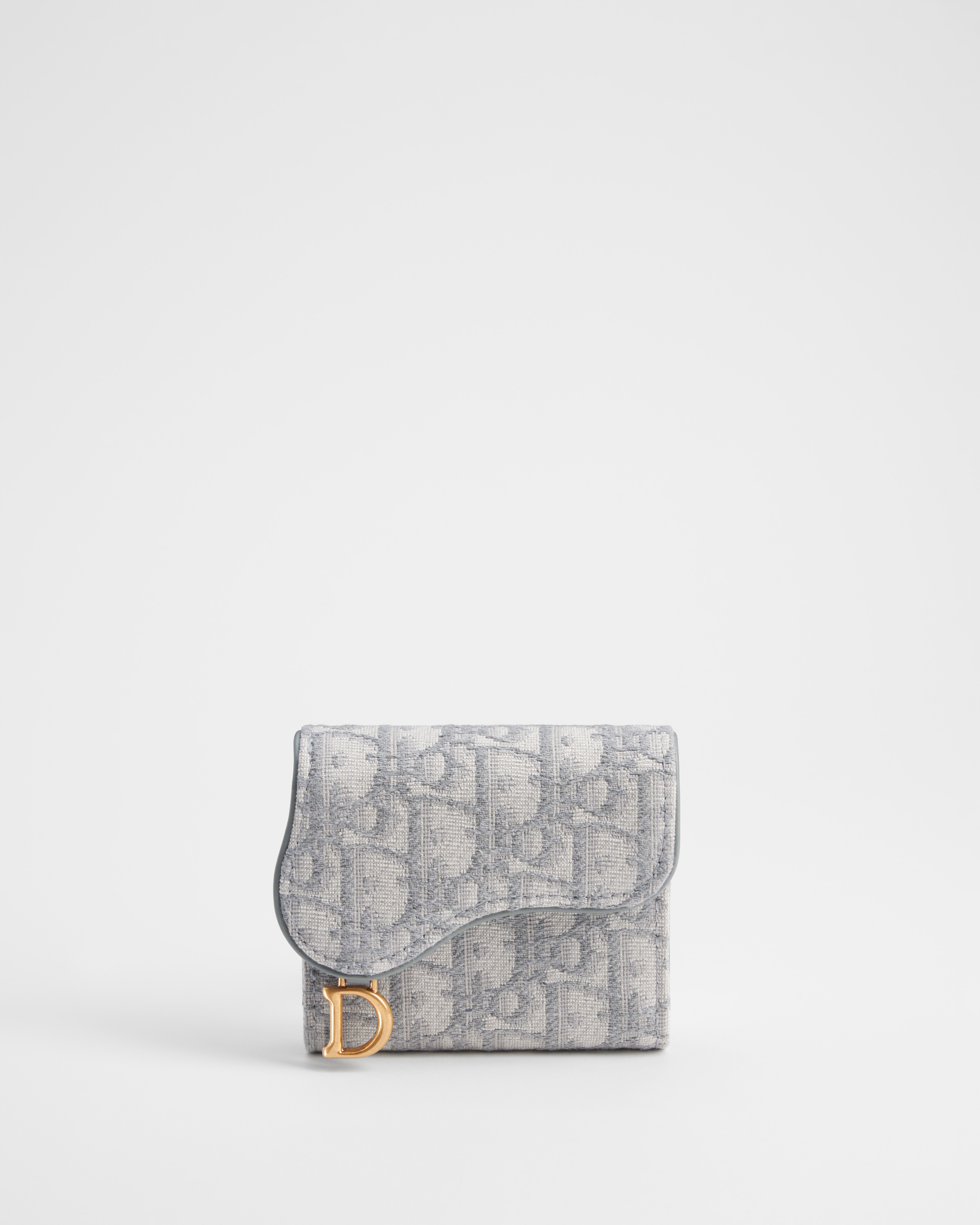 Saddle Lotus ウォレット ディオール オブリーク ジャカード E01