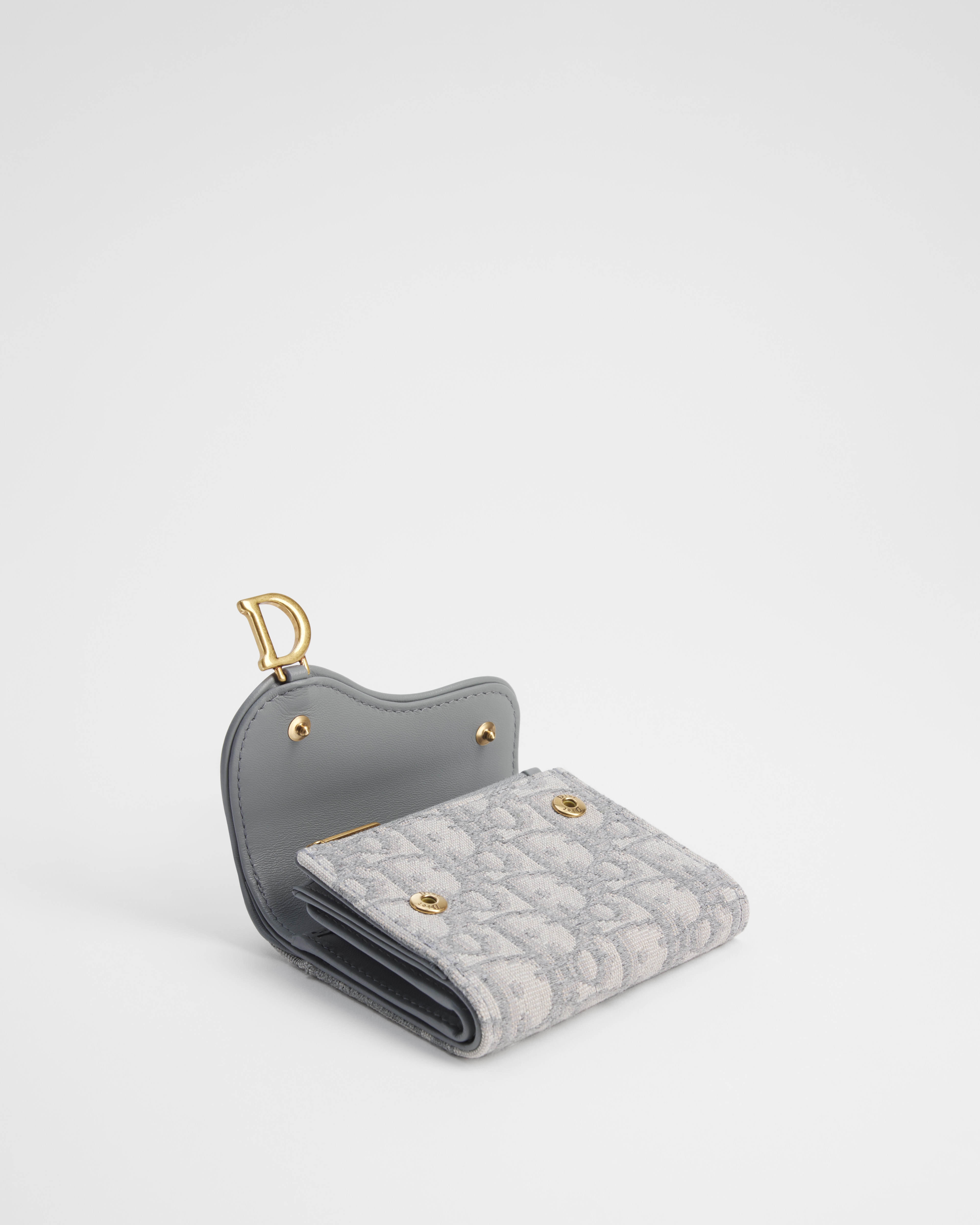 Saddle Lotus ウォレット ディオール オブリーク ジャカード E03