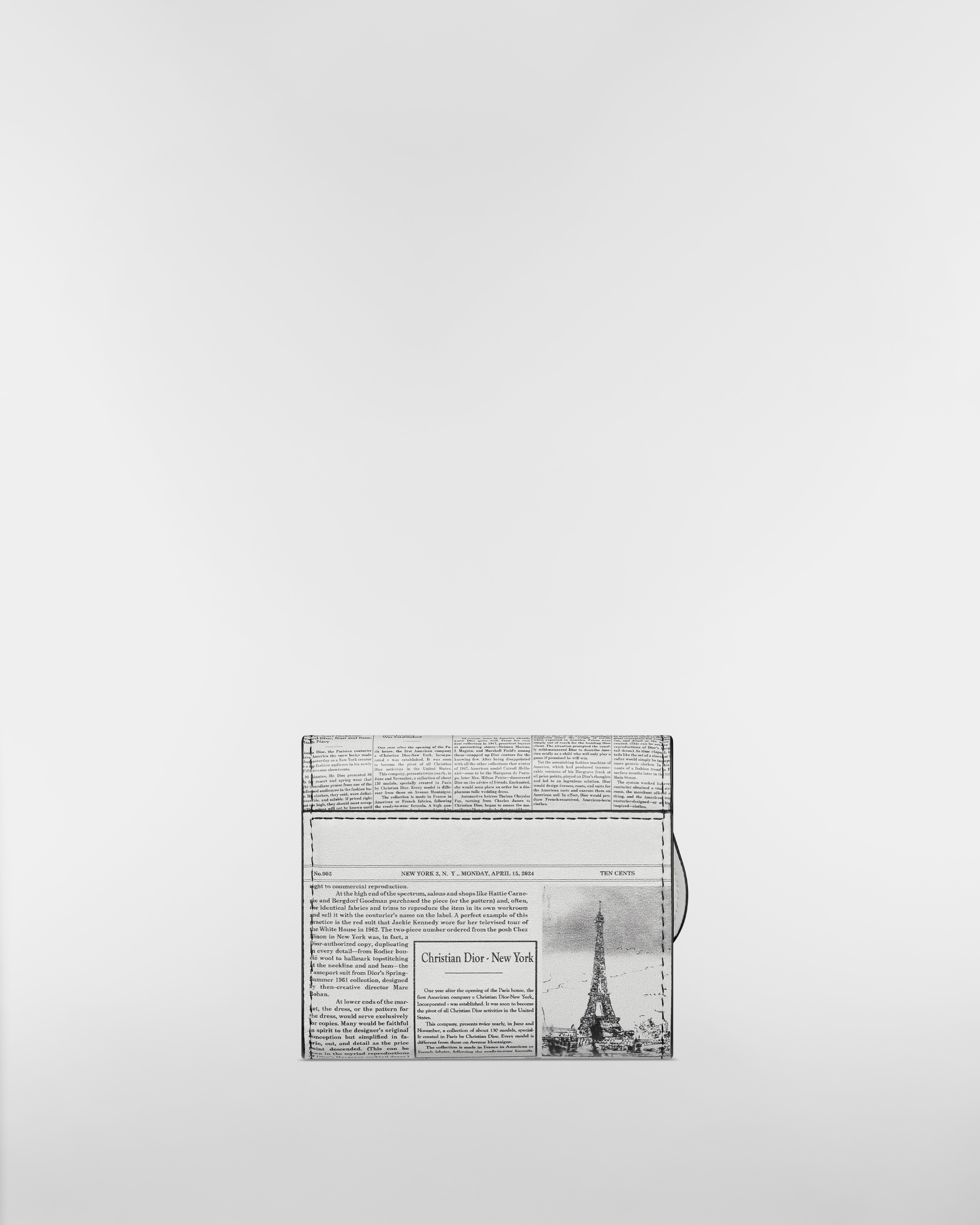 Saddle Lotus ウォレット Newspaper カーフスキン E08