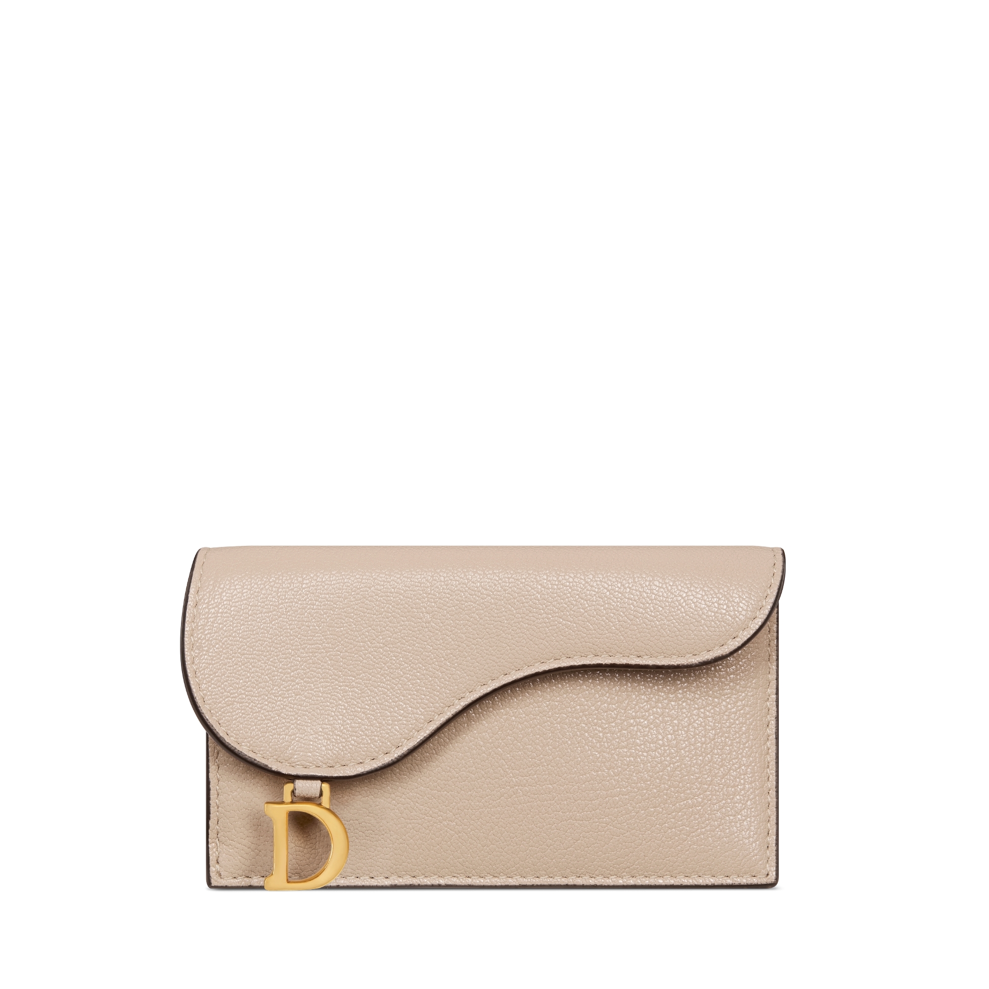 Saddle Cosmos Zipped Card Holder Cloud Blue Goatskin | DIOR