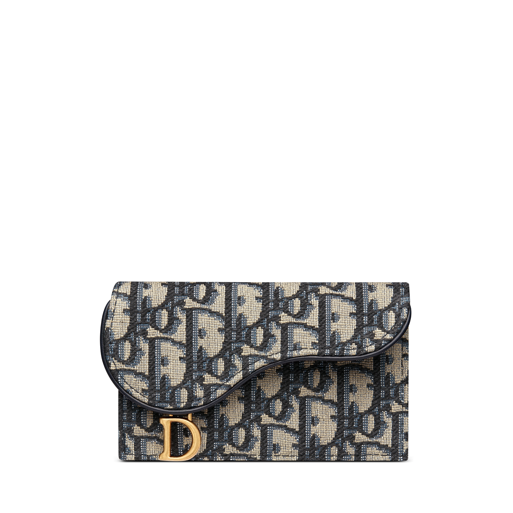 Portafoglio Portacarte MCM Spectrum Diamond In Pelle Di Visone - Bianco E Blu - Porta Documenti Donna
