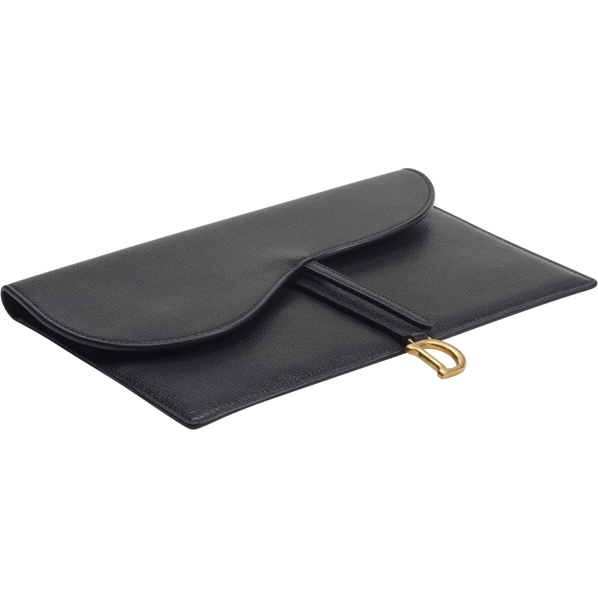 Saddle Pouch Black Goatskin E03