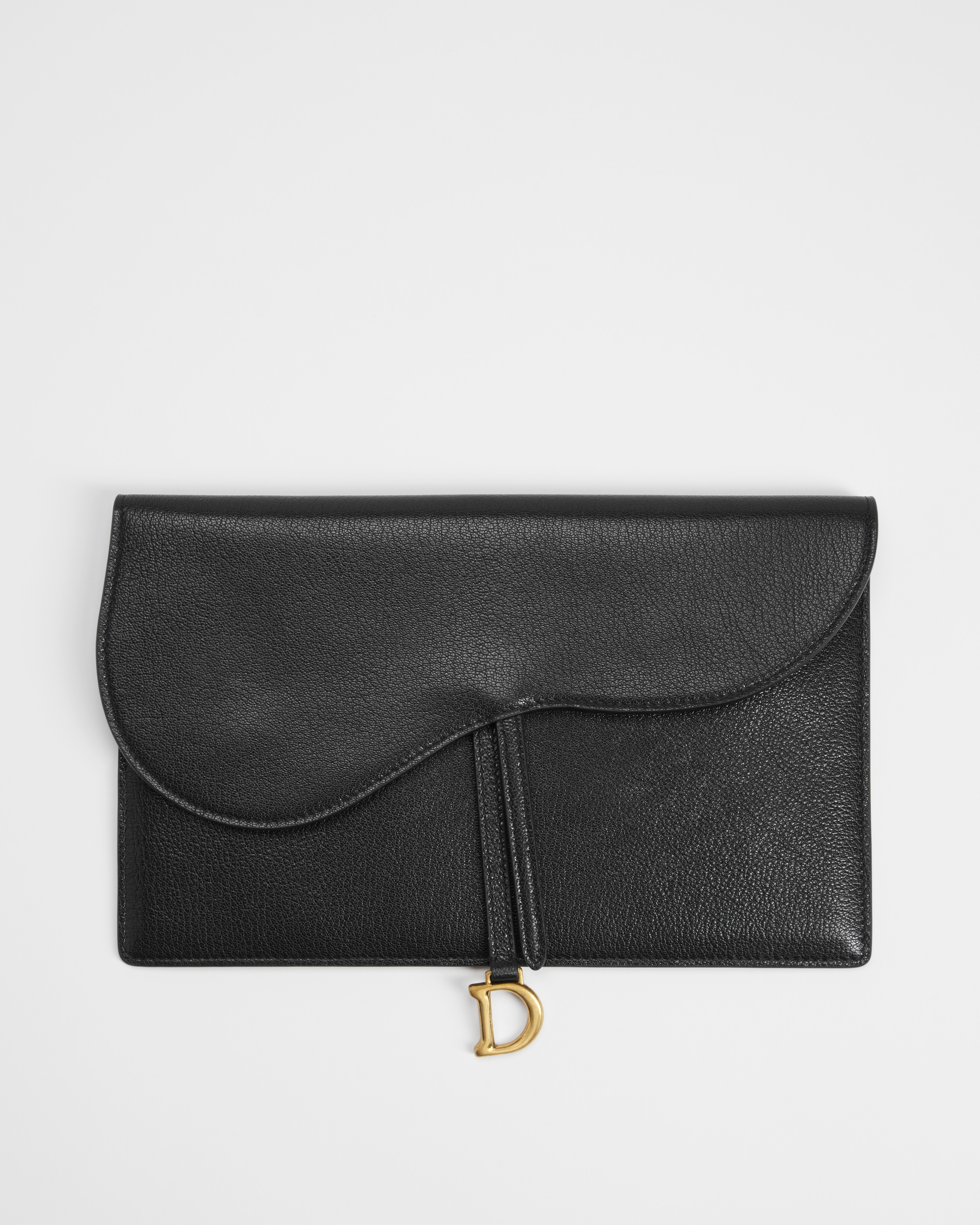 Saddle Pouch Ziegenleder in Schwarz E01