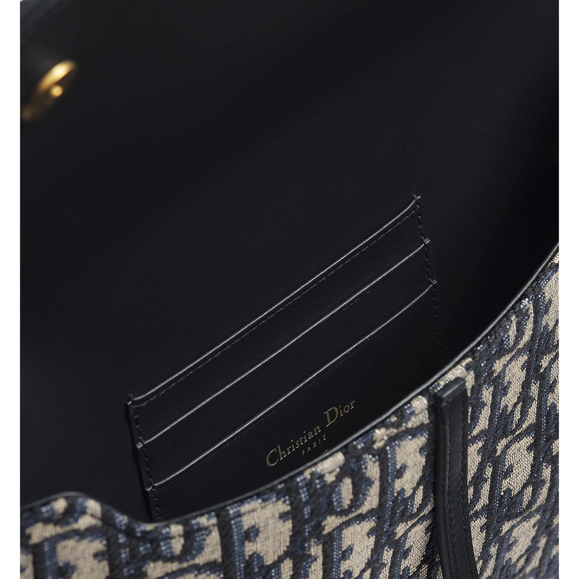 Saddle Pouch Blue Dior Oblique Jacquard E06