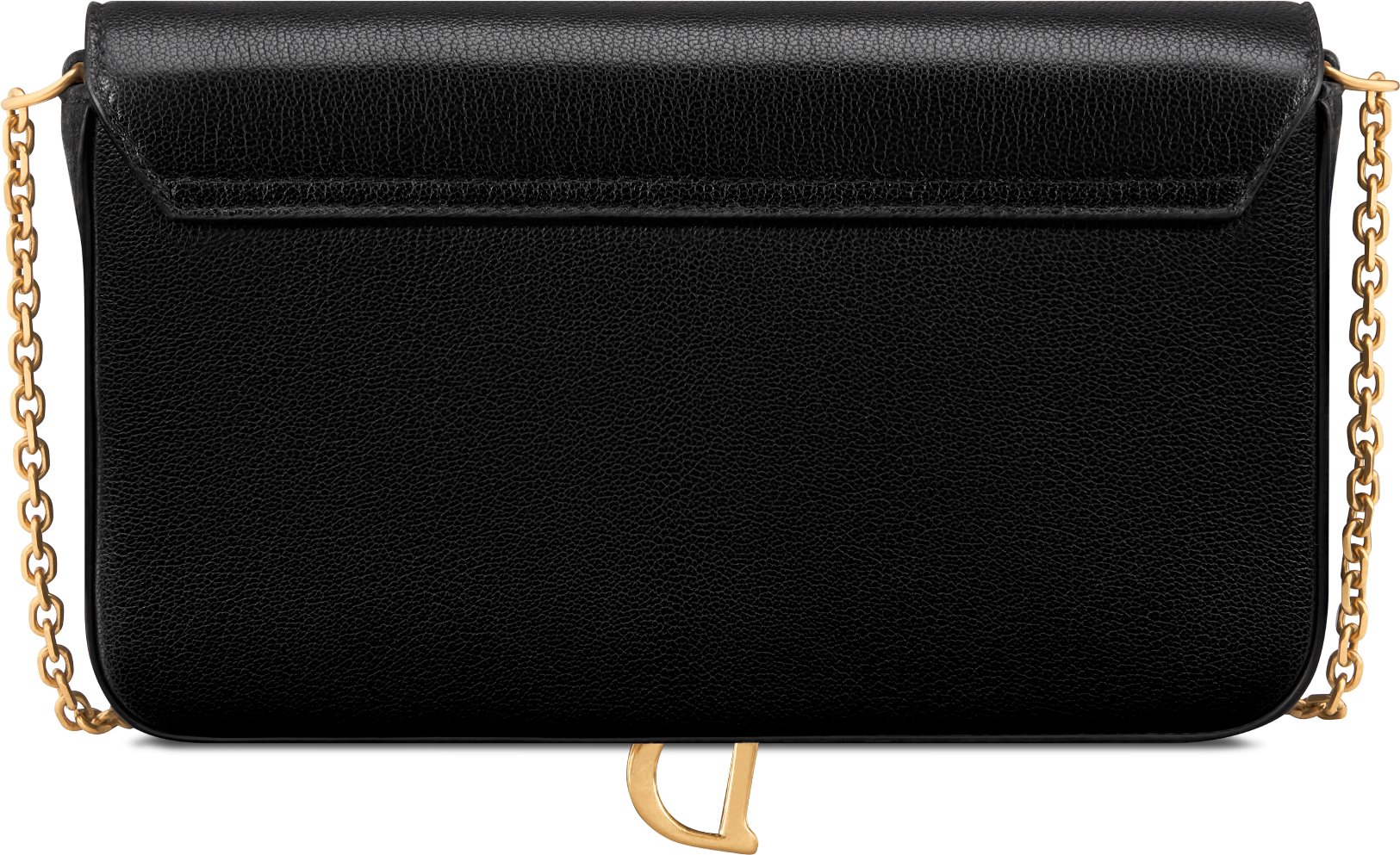 Medium Saddle Pouch with Chain Back view