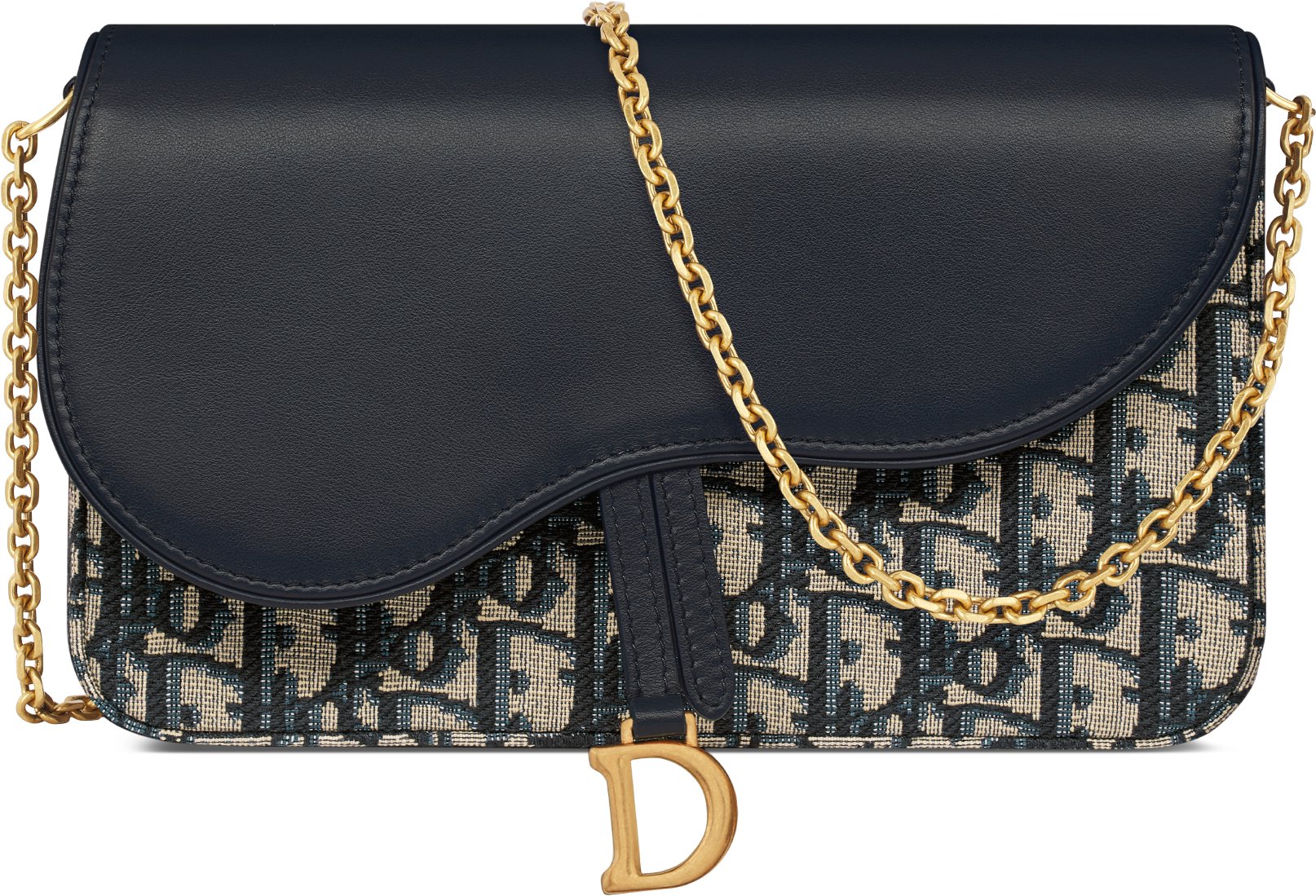 Medium Saddle Pouch with Chain aria_woman_viewcode_e01