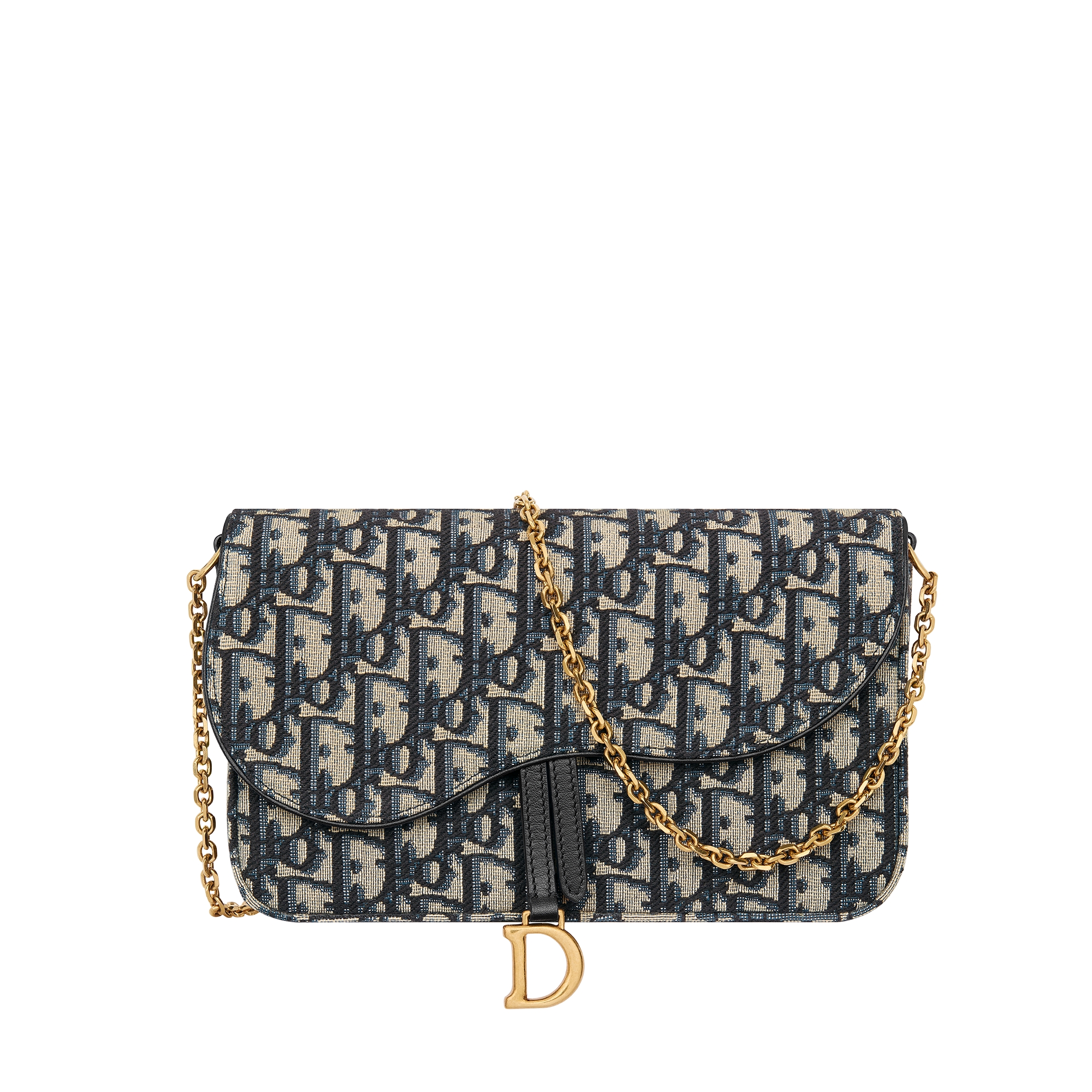  Blauwe Dior Oblique-jacquard