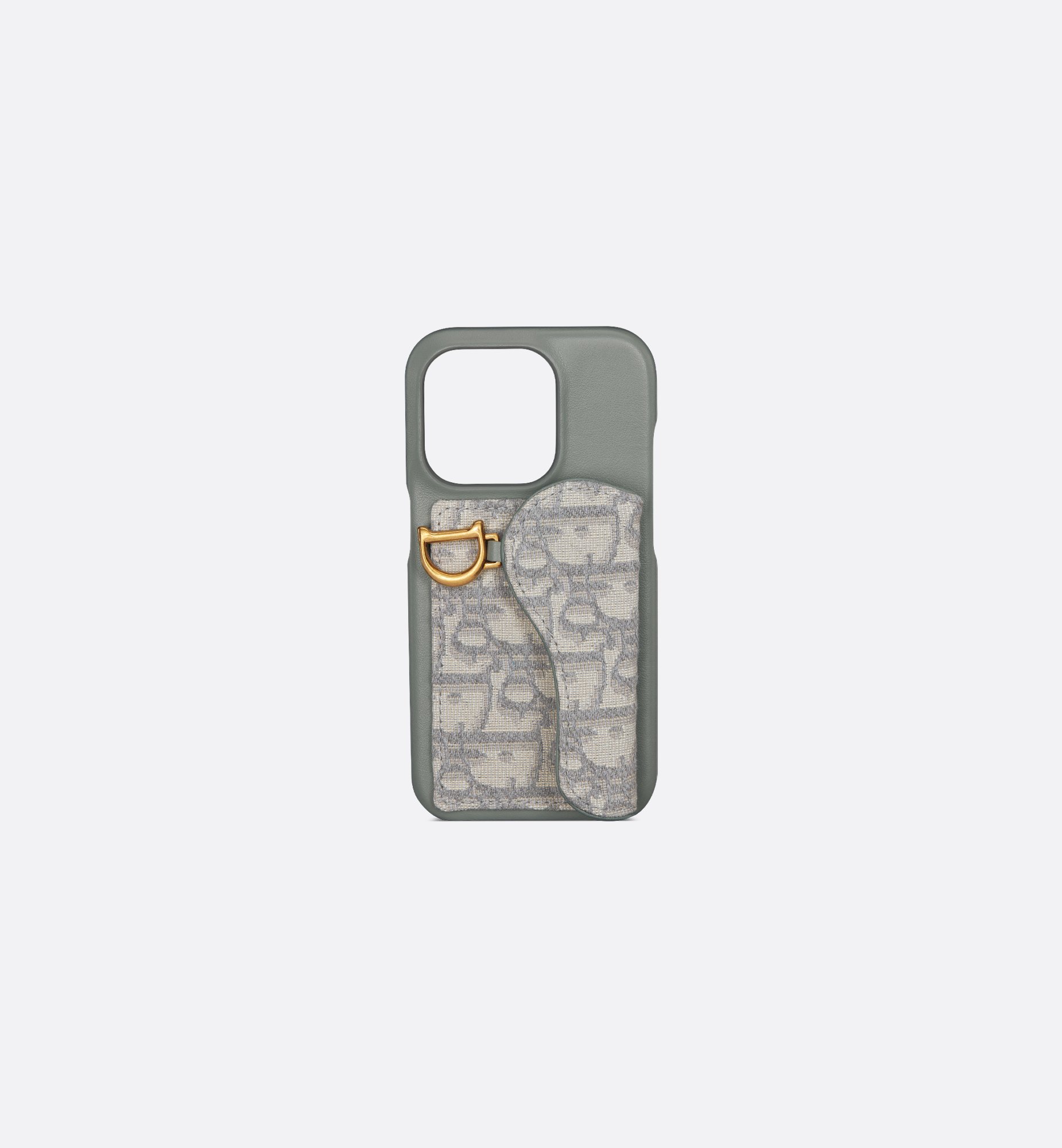 DIOR | Saddle iPhone 15 Proケース グレインドカーフスキン DIOR | Saddle iPhone 15 Proケース グレインドカーフスキン