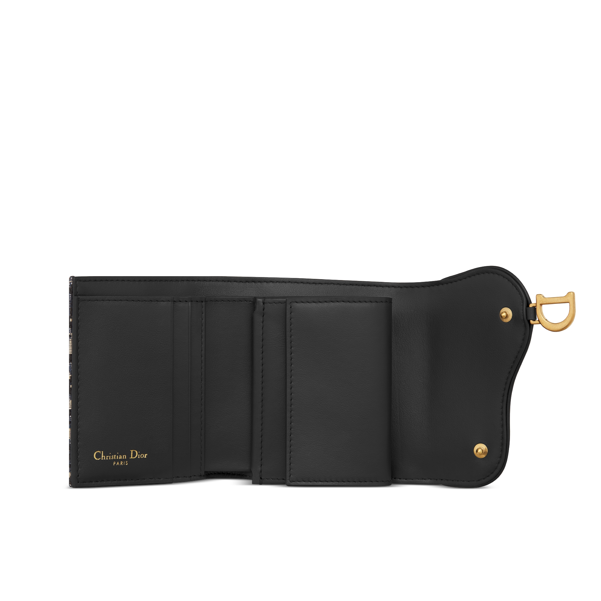 Dior Saddle 2つ折りウォレット DIOR | 【コインケース付き】Saddle 2つ折りウォレット グレ