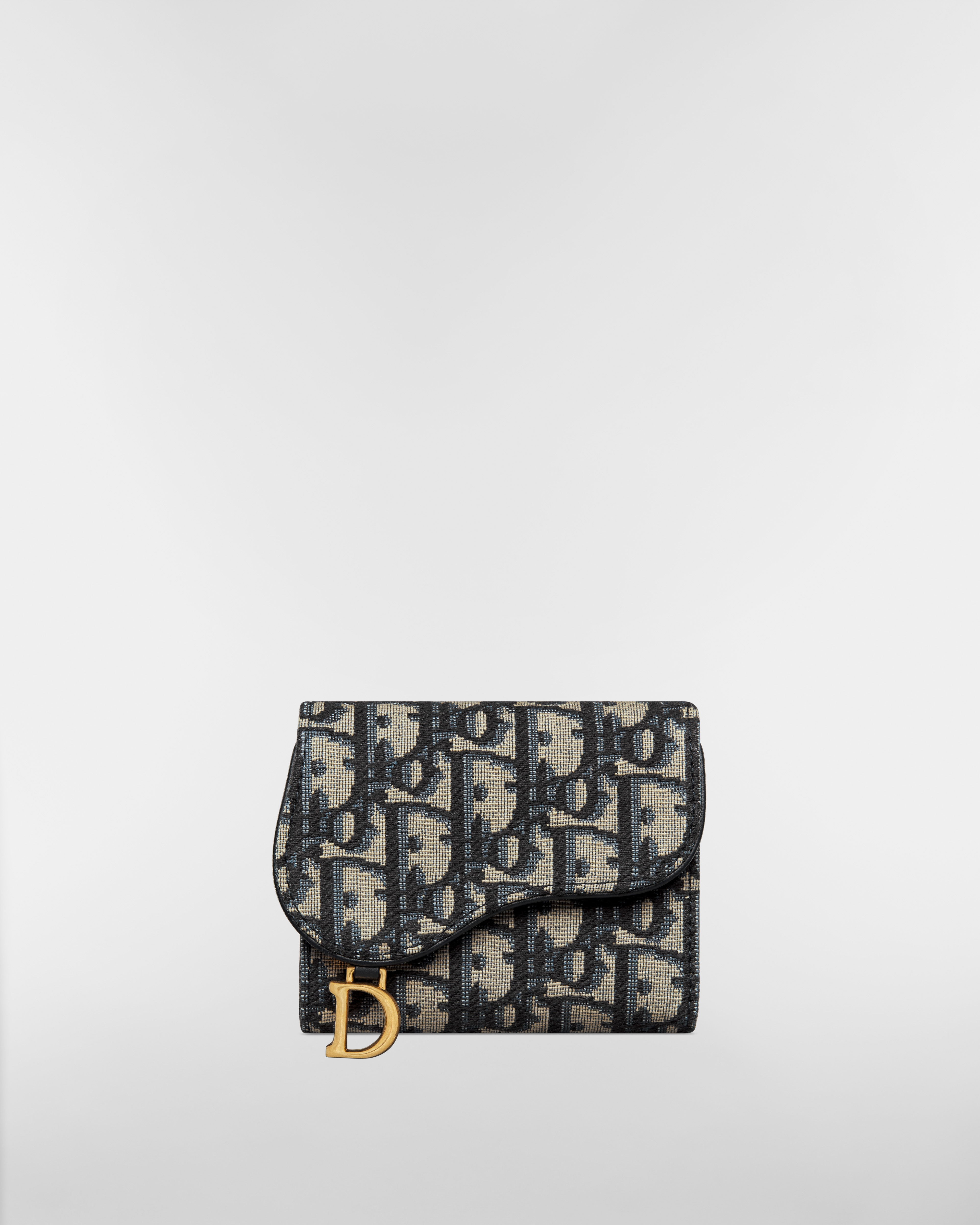 【日本限定】Saddle Nymphea ウォレット ディオール オブリーク ジャカード E01