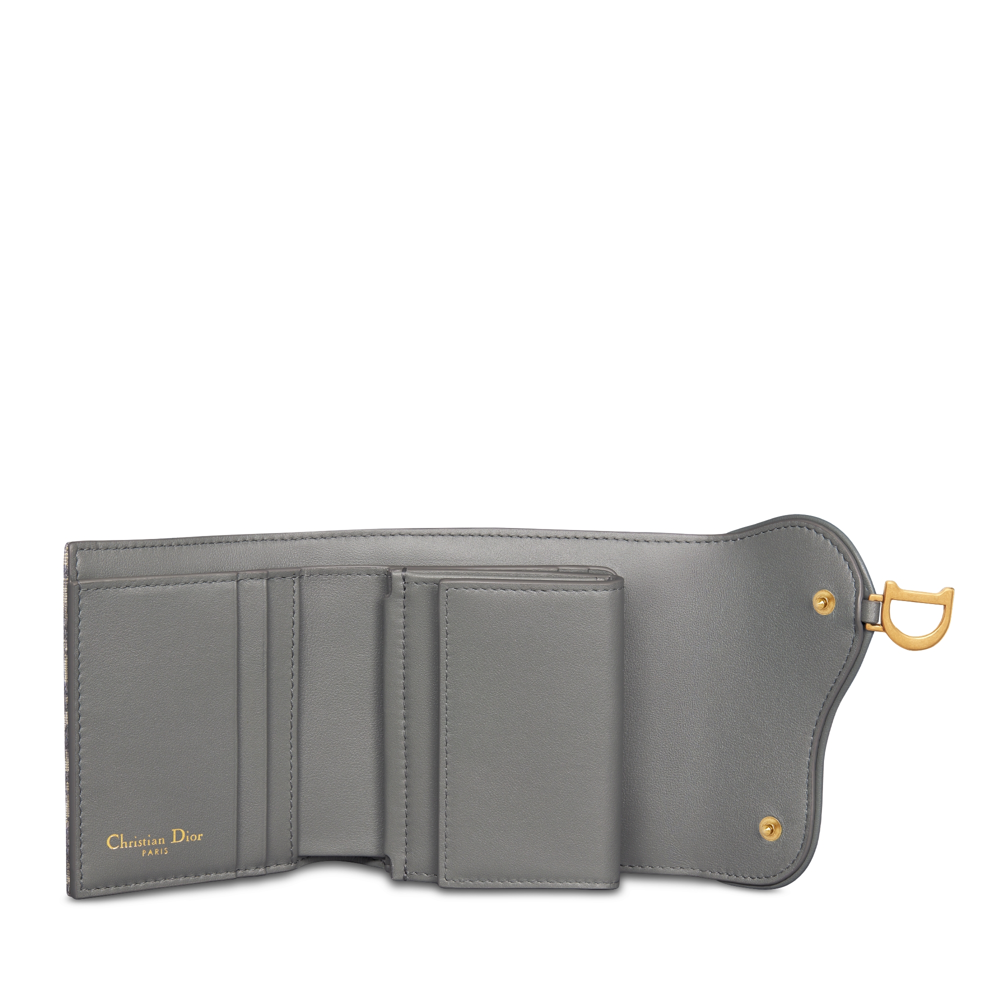 【日本限定】Saddle Nymphea ウォレット ディオール オブリーク ジャカード E07