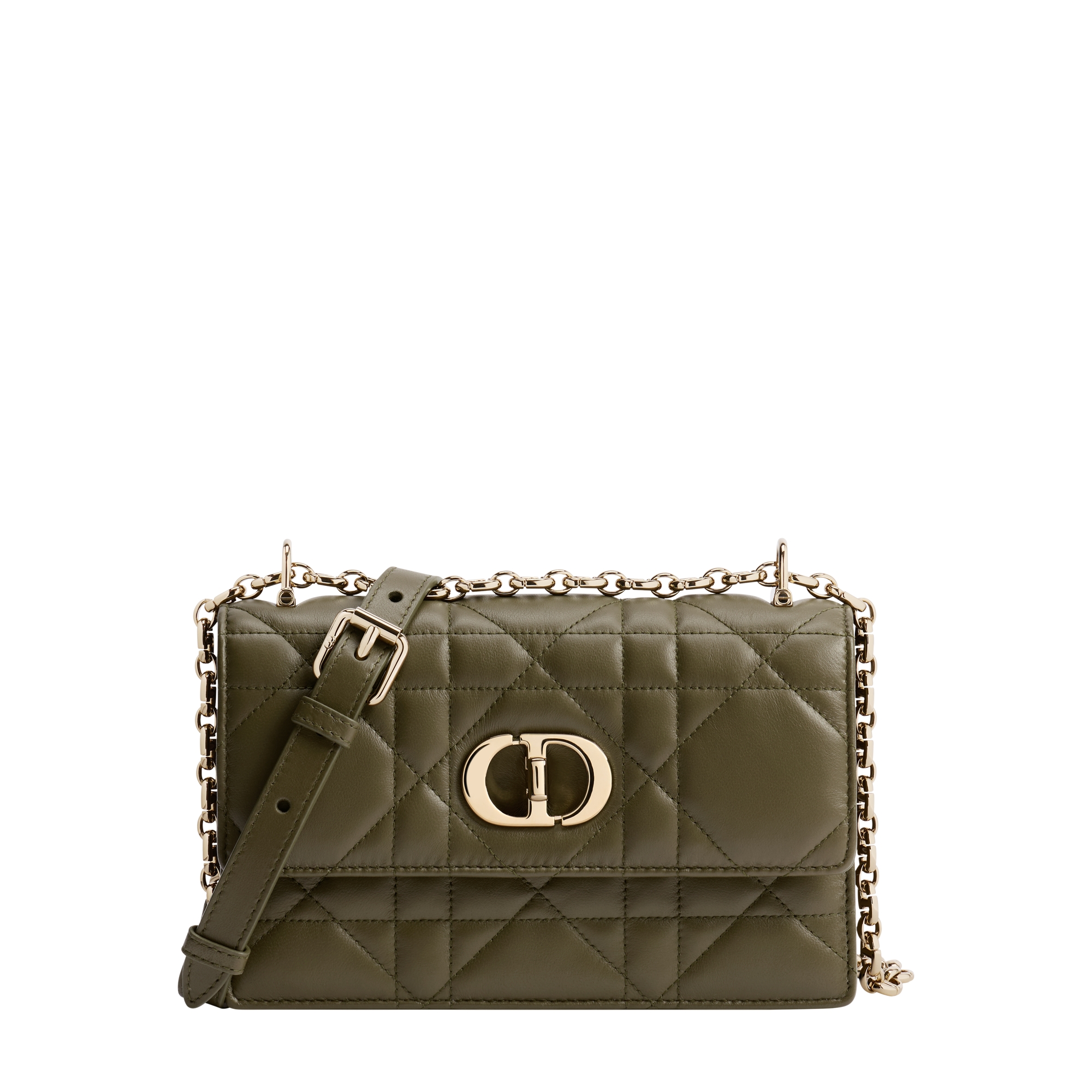  Khaki Macrocannage Lambskin