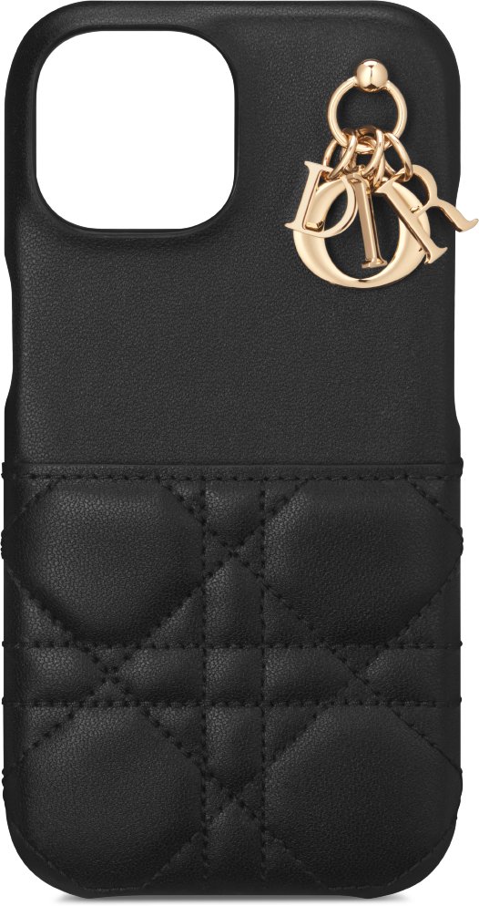 DIOR | Lady Dior iPhone 15ケース カナージュ ラムスキン