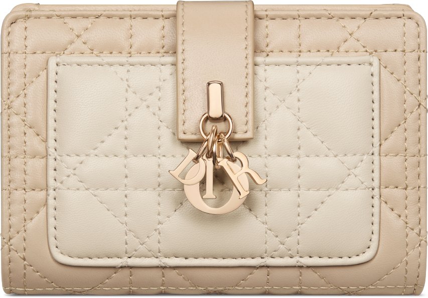 DIOR | My Dior Dittany ウォレット カナージュ ラムスキン