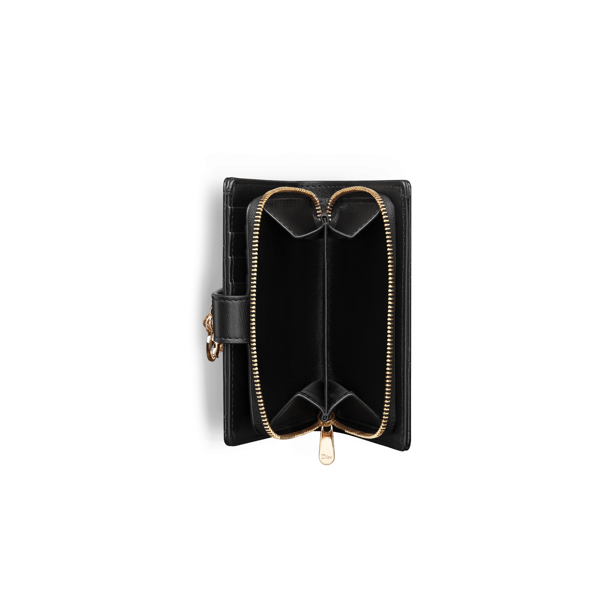 My Dior Dittany Wallet Black Cannage Lambskin E06