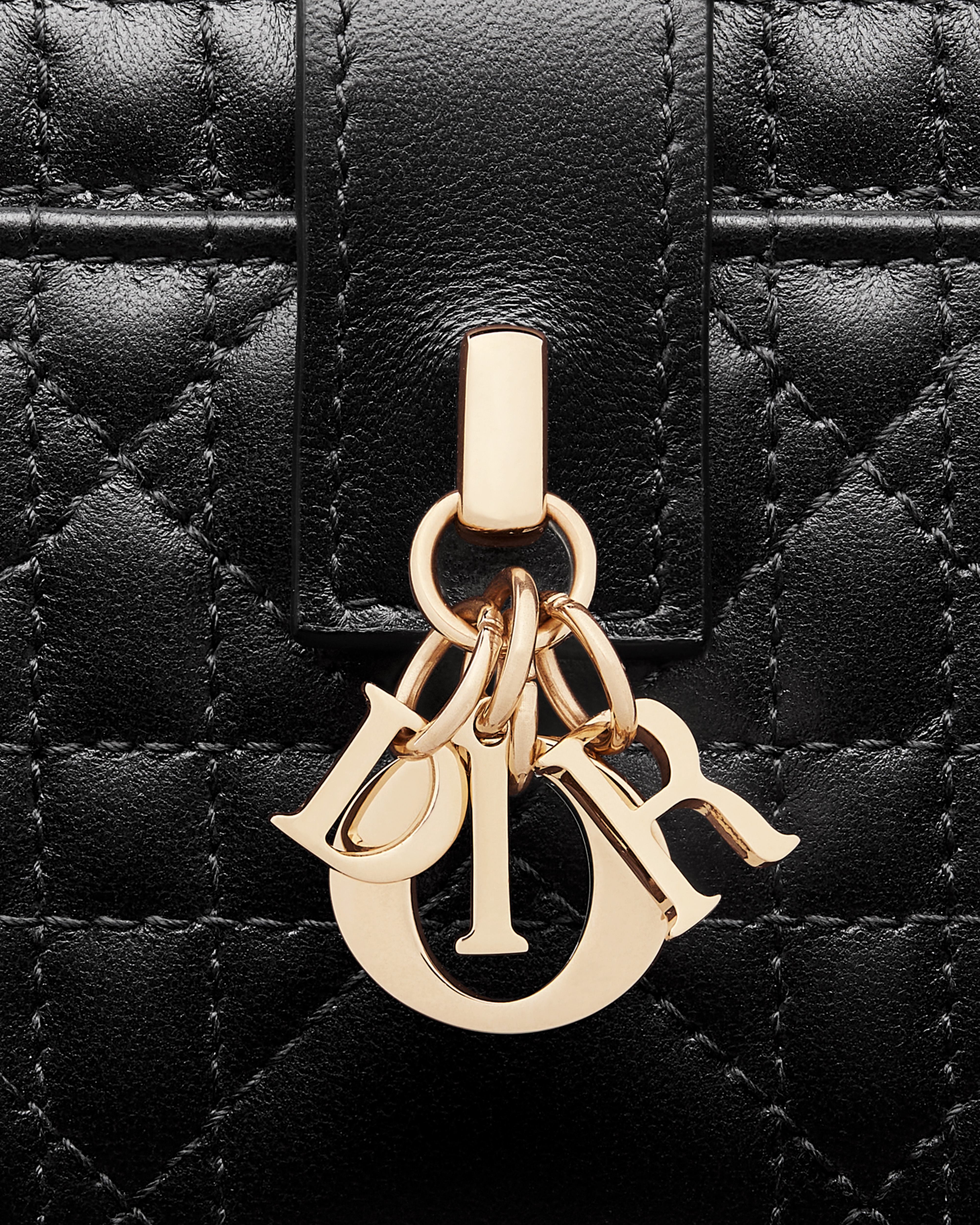 My Dior Dittany 지갑 블랙 까나쥬 양가죽 E09