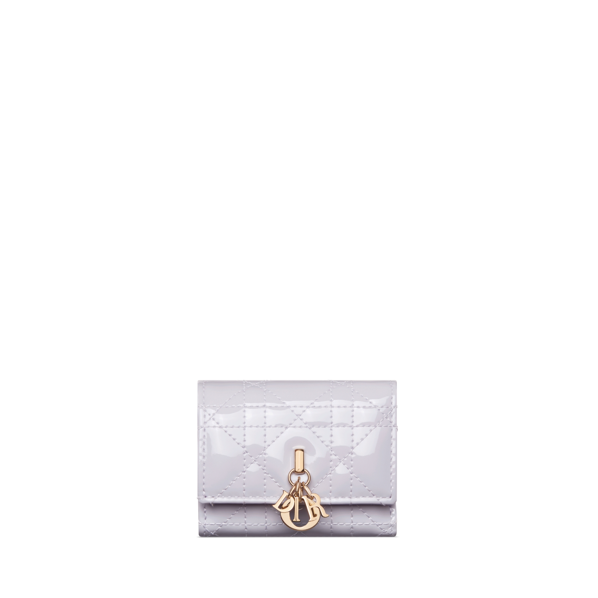 【日本限定】My Dior Hibiscus Lジップウォレット カナージュ パテントカーフスキン E01