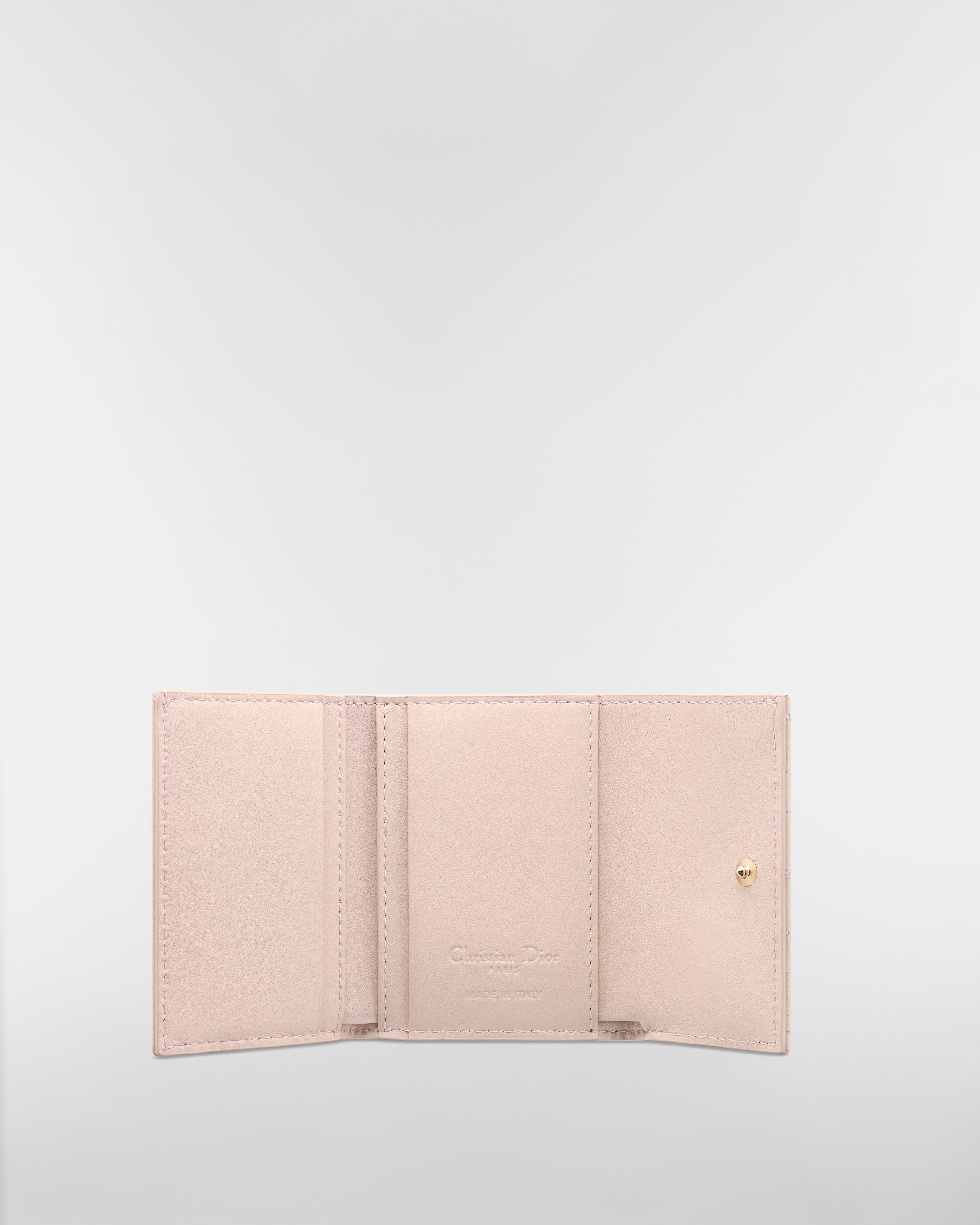 My Dior Veronia 지갑 파우더 핑크 까나쥬 양가죽 E07