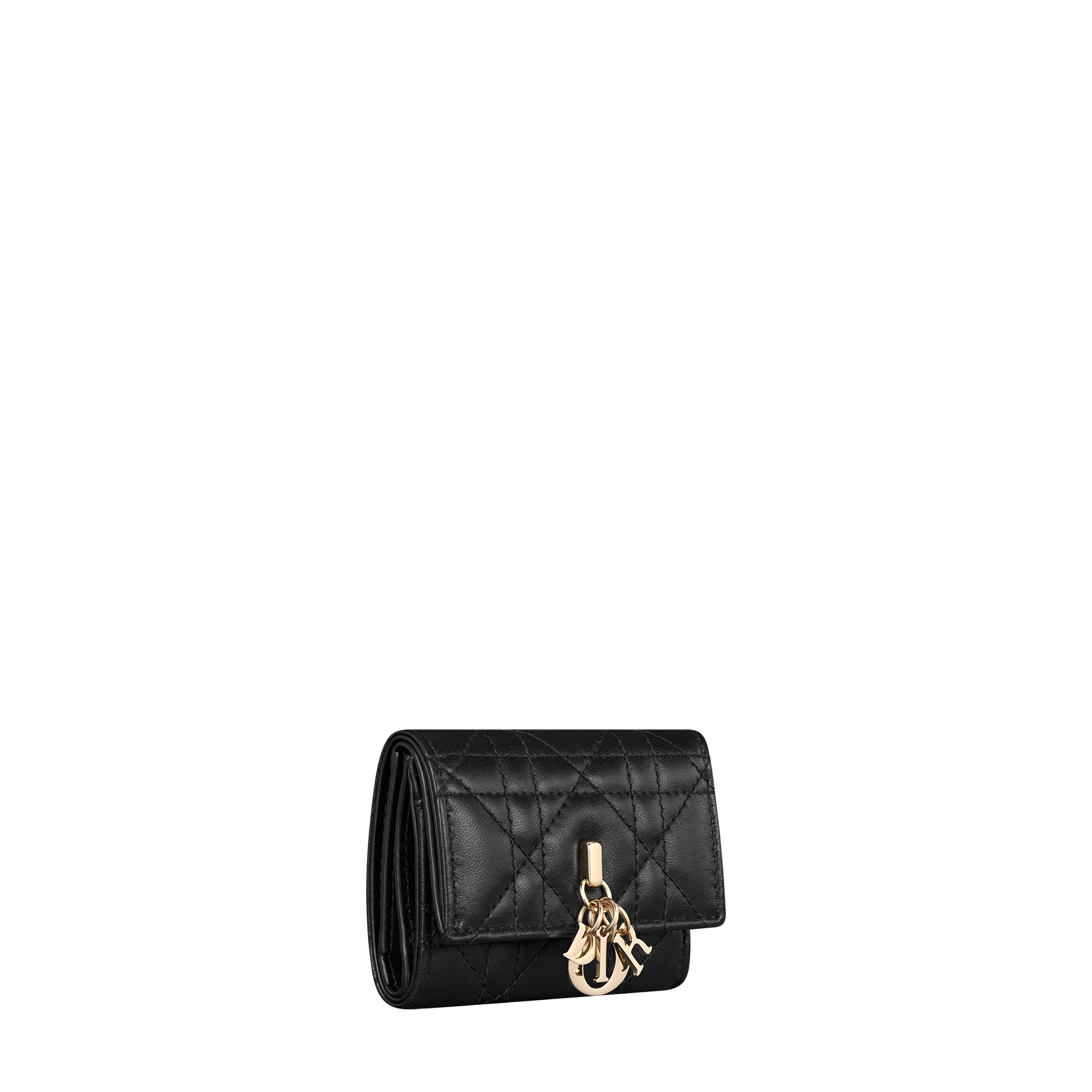 My Dior Veronia Wallet Black Cannage Lambskin E03