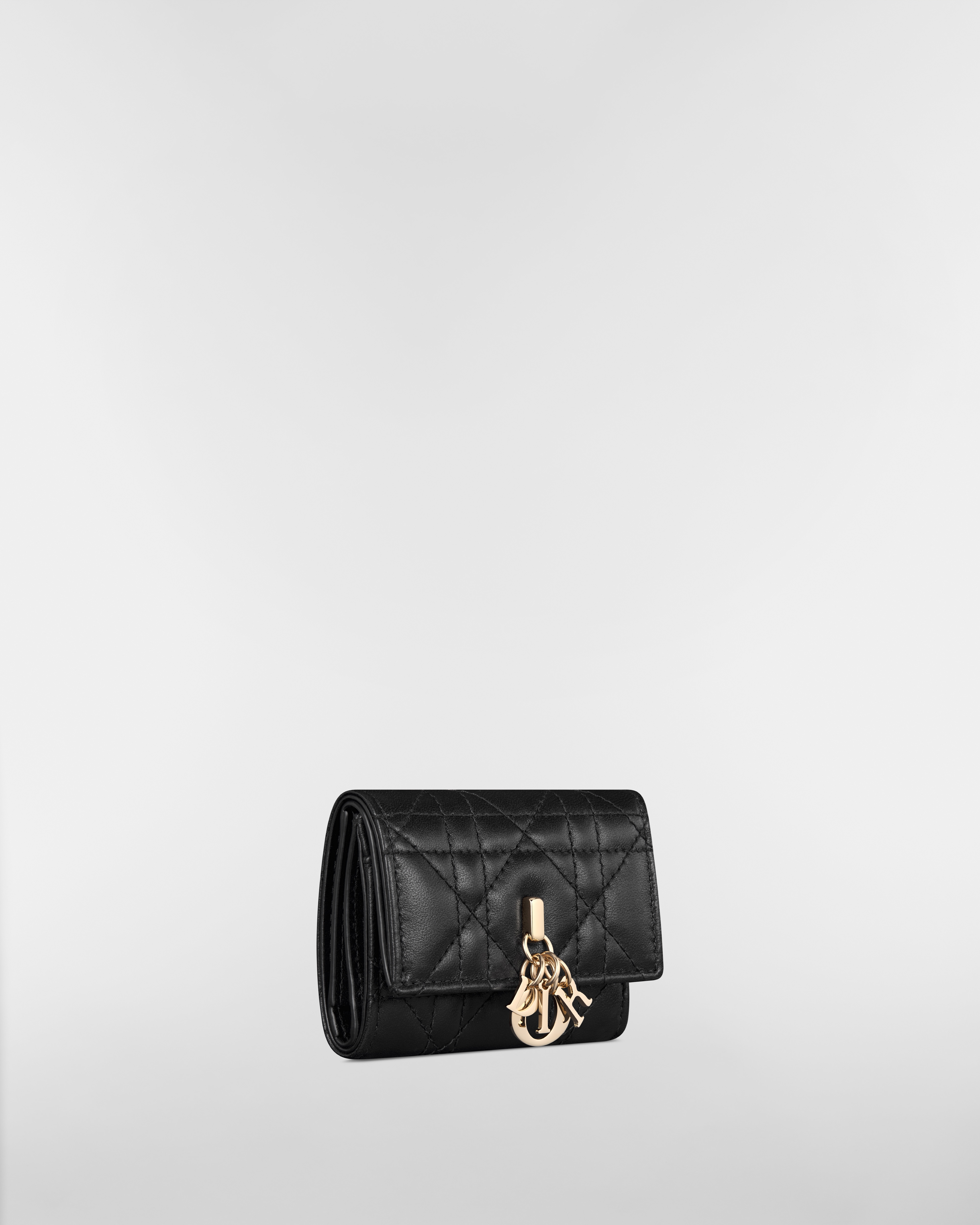 My Dior Veronia Wallet Black Cannage Lambskin E03