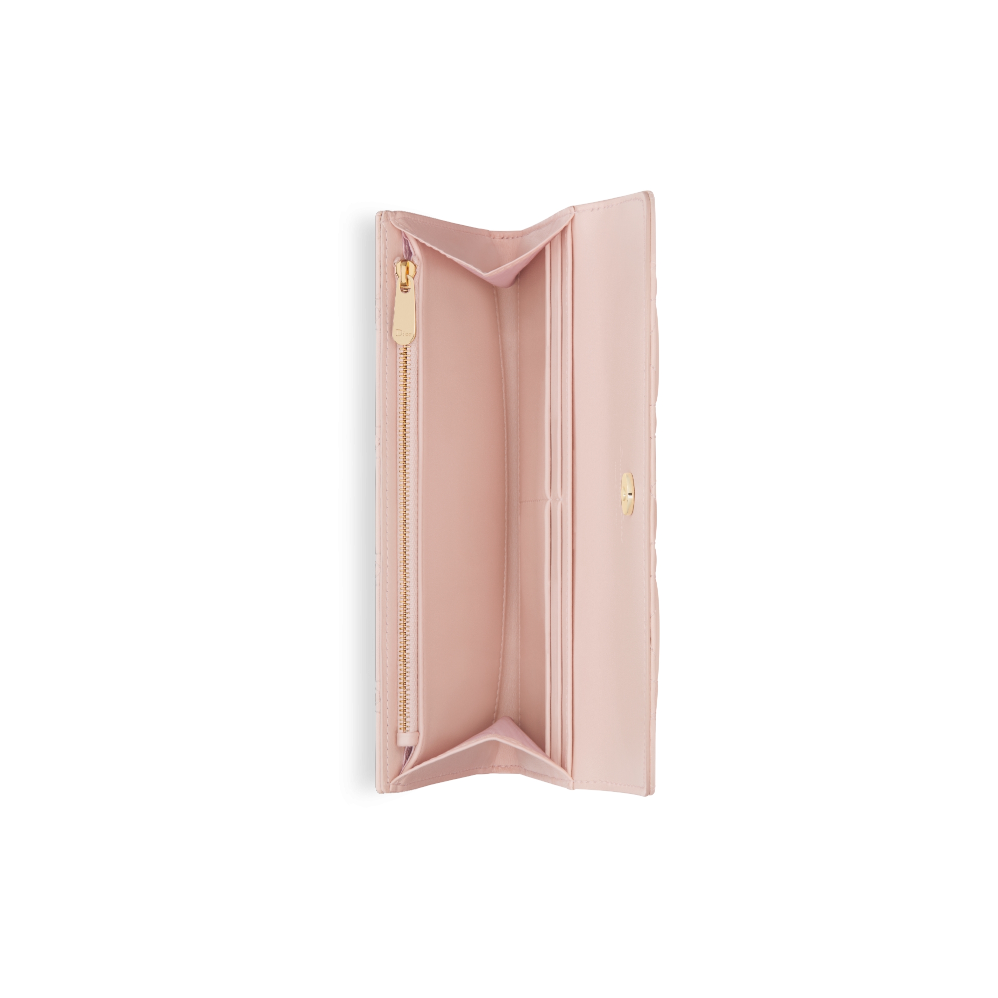 My Dior Violet Wallet Powder Pink Cannage Lambskin E06