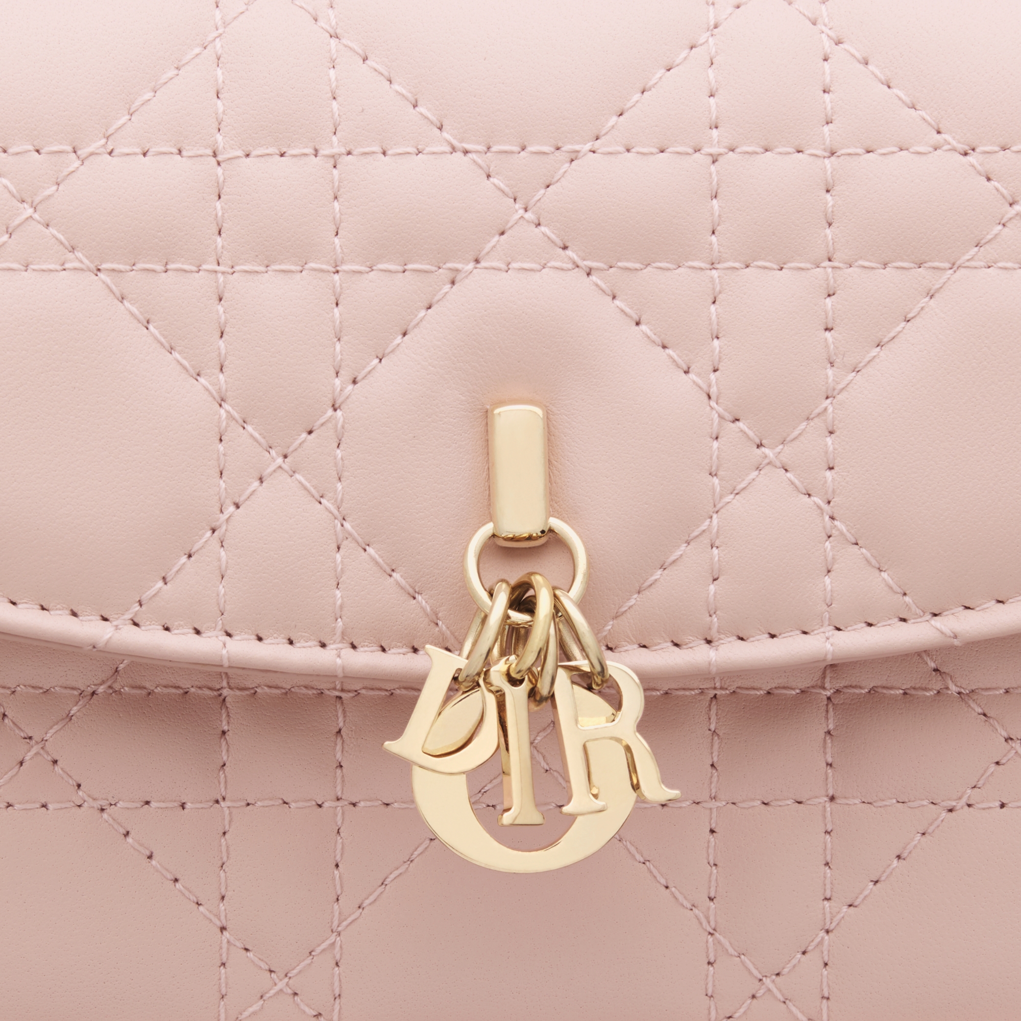 My Dior Violet Wallet Powder Pink Cannage Lambskin E09