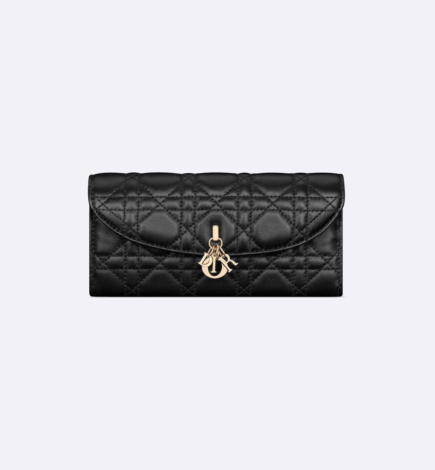 My Dior Violet Wallet Black Cannage Lambskin | DIOR My Dior Violet Wallet Black Cannage Lambskin | DIOR
