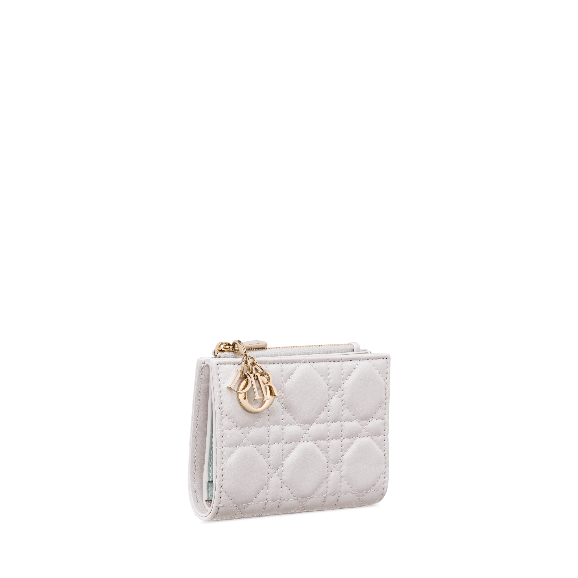【日本限定】Lady Dior Dahlia ウォレット カナージュ ラムスキン E03