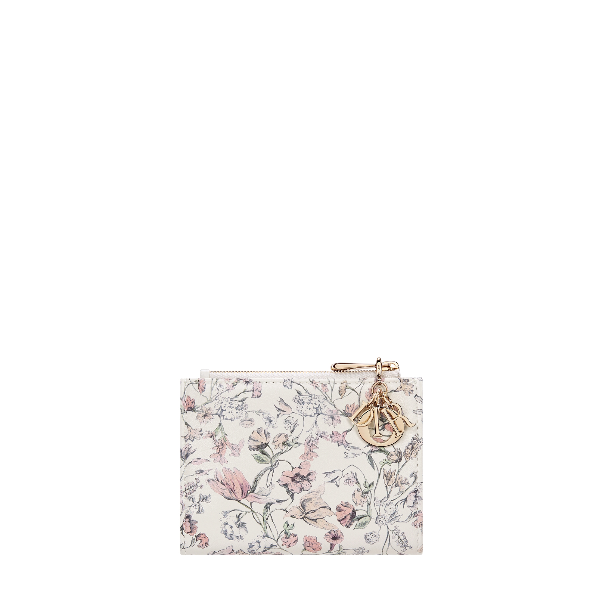 Lady Dior Dahlia Wallet Multicolor Millefiori Printed Calfskin E08