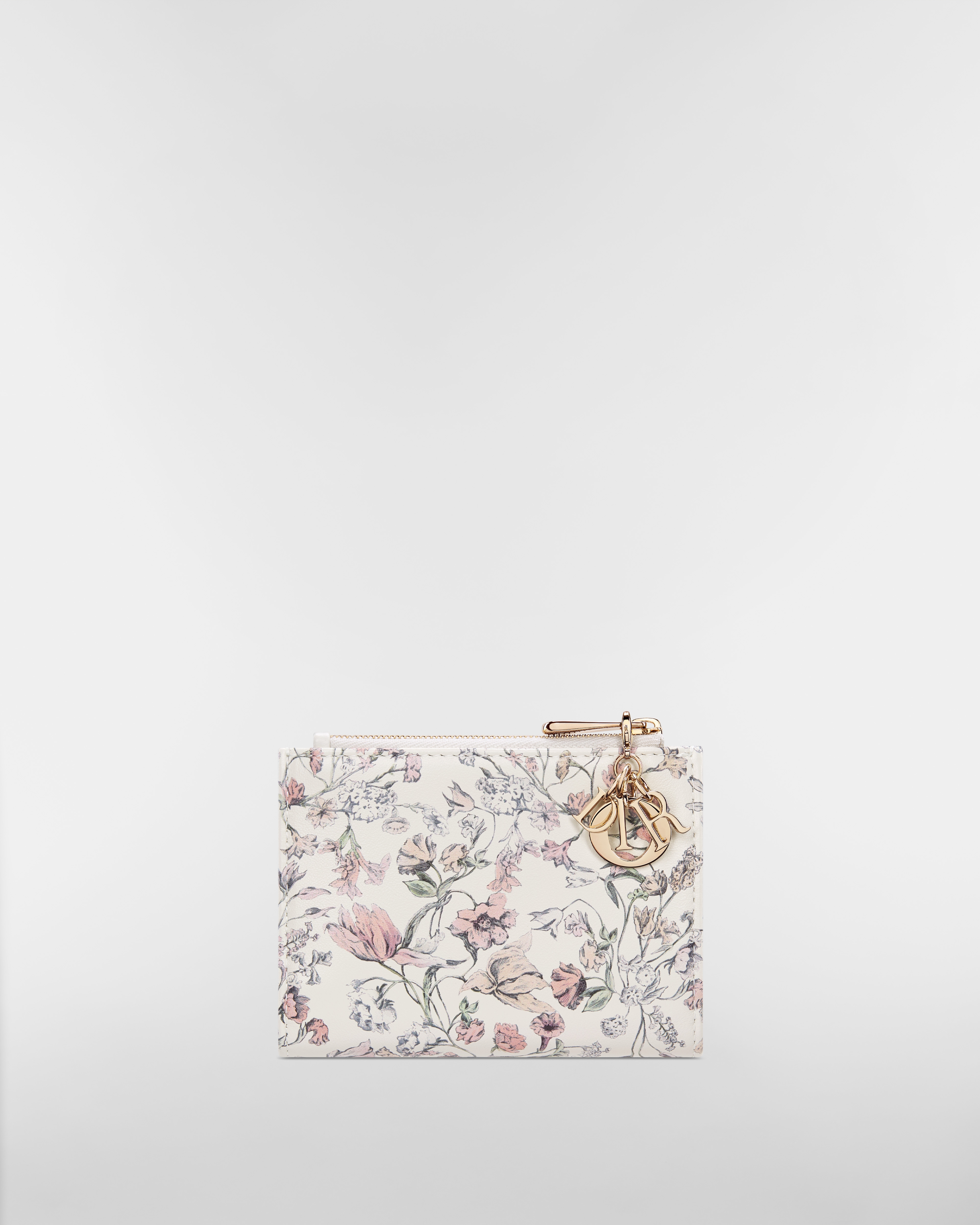 Lady Dior Dahlia Wallet Multicolor Millefiori Printed Calfskin E08