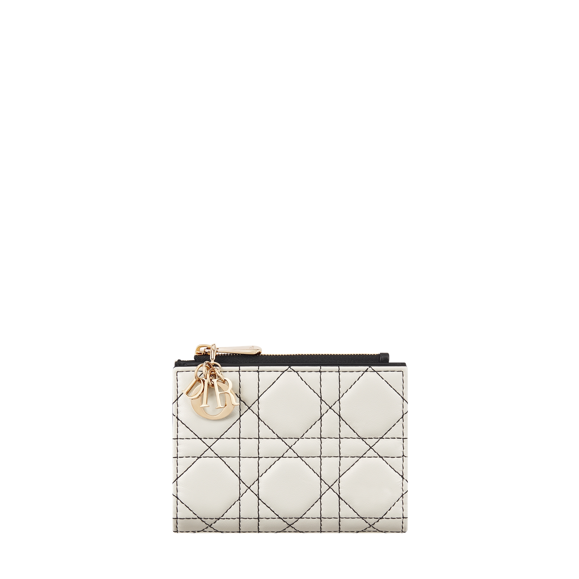 DIOR | 【日本限定】Lady Dior Dahlia ウォレット カナージュ ラムスキン